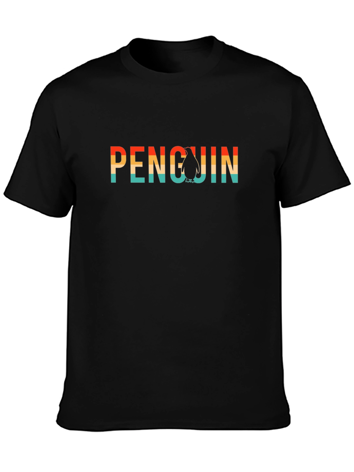Retro Penguin Graphic Tee - Classic Style