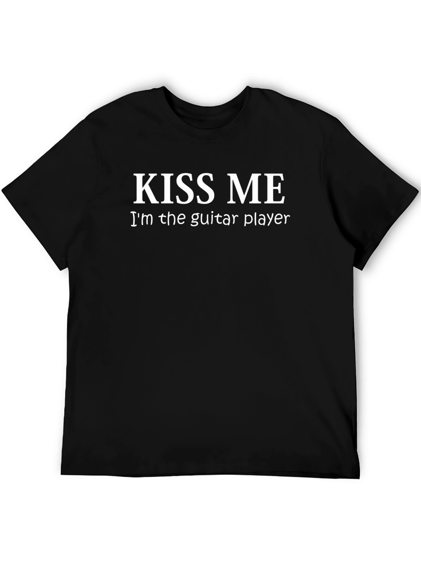 Kiss Me Im The Guitar Player Graphic Tee