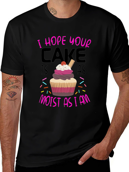 Humorous Cupcake T-Shirt - Moist As I Am