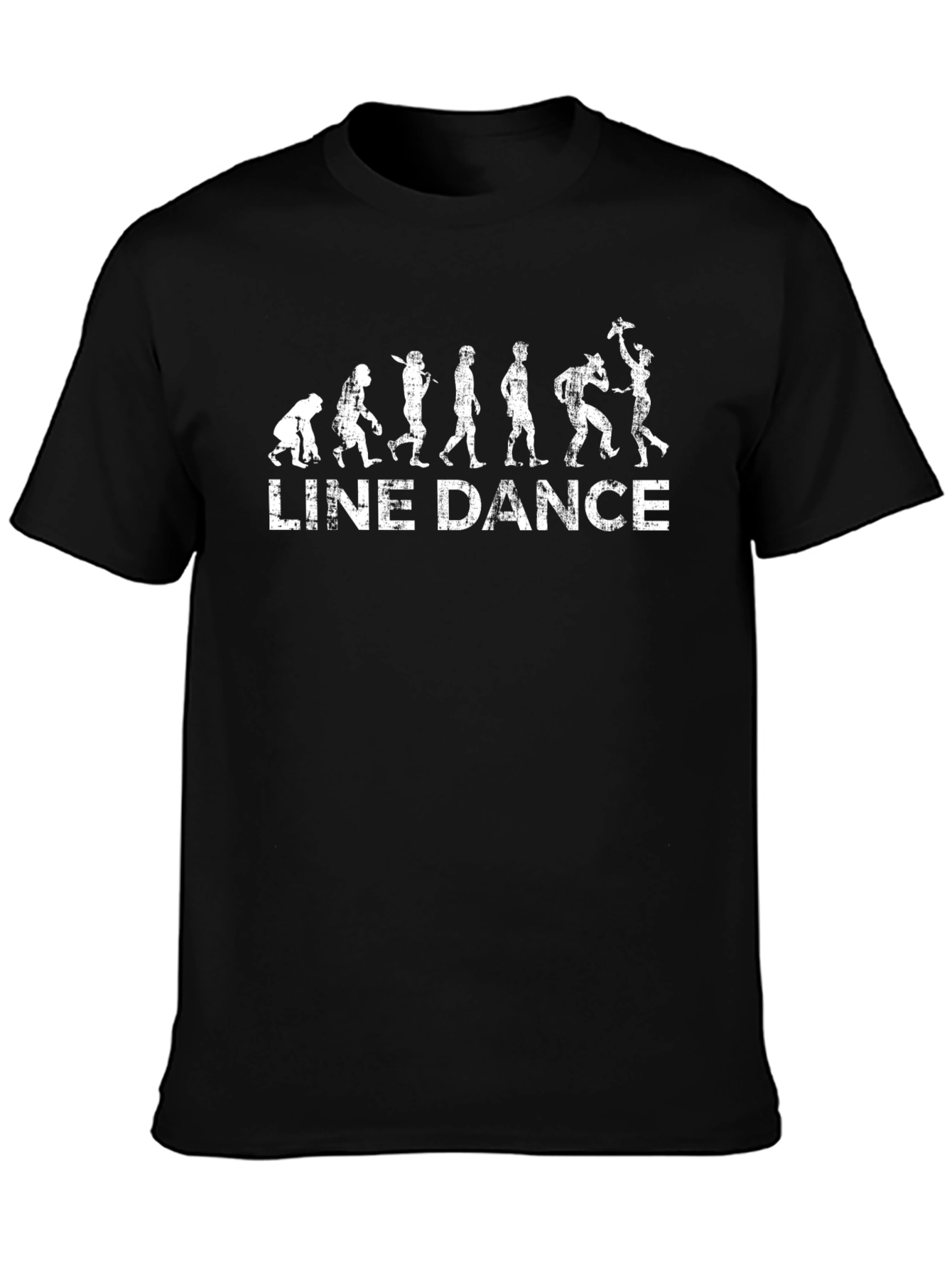 Line Dance Evolution Graphic T-Shirt