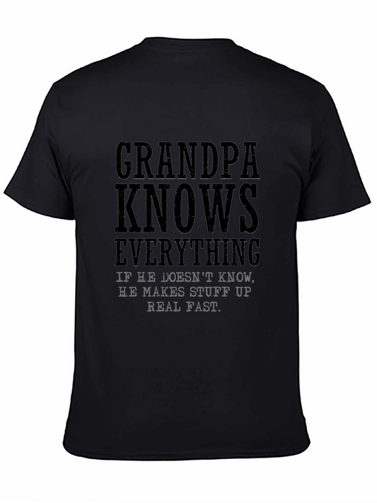 Grandpa Knows Everything T-Shirt