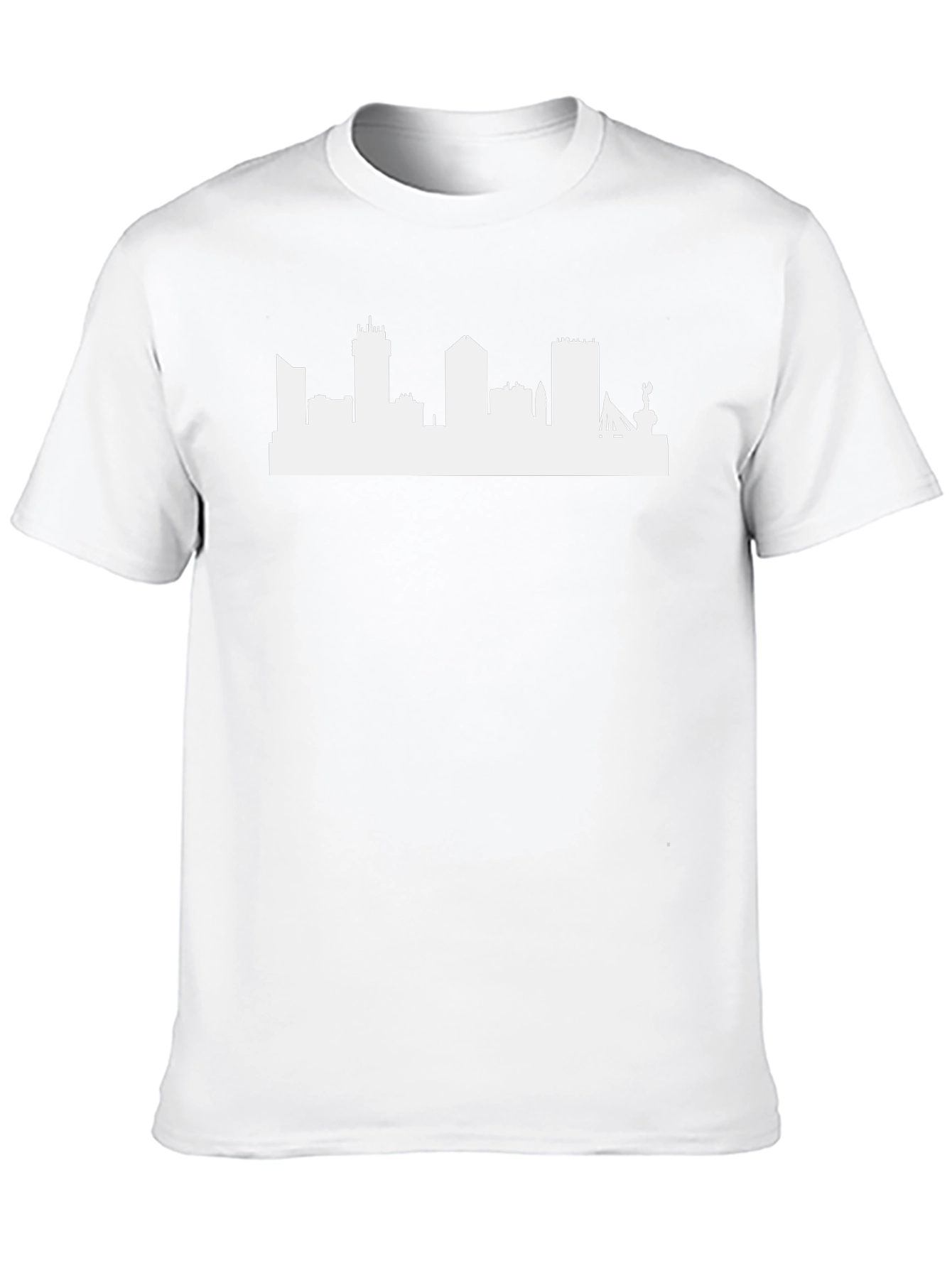 City Skyline Silhouette T-Shirt - Black