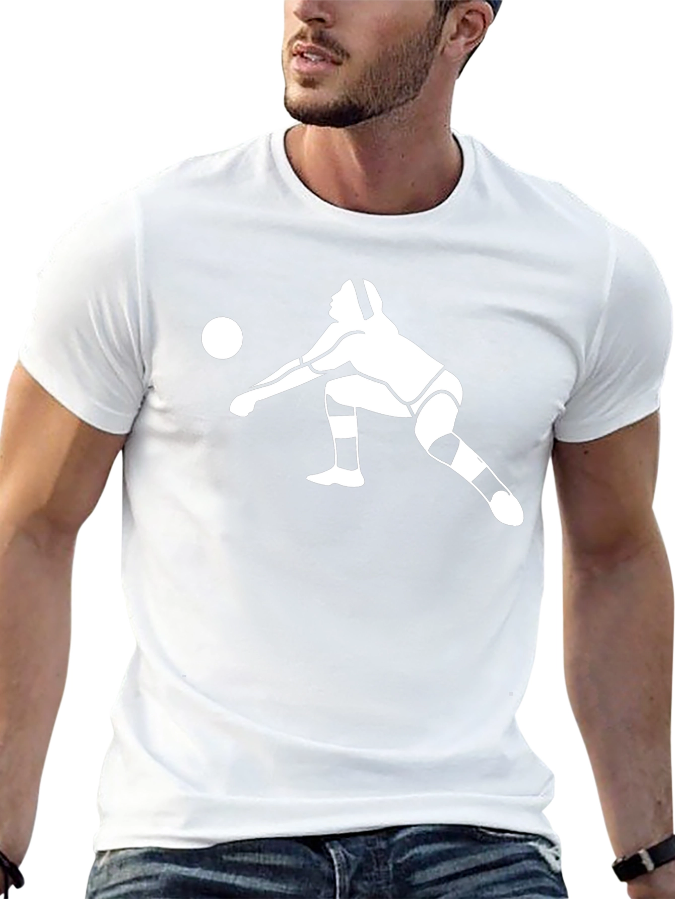 Volleyball Player Graphic Tee
