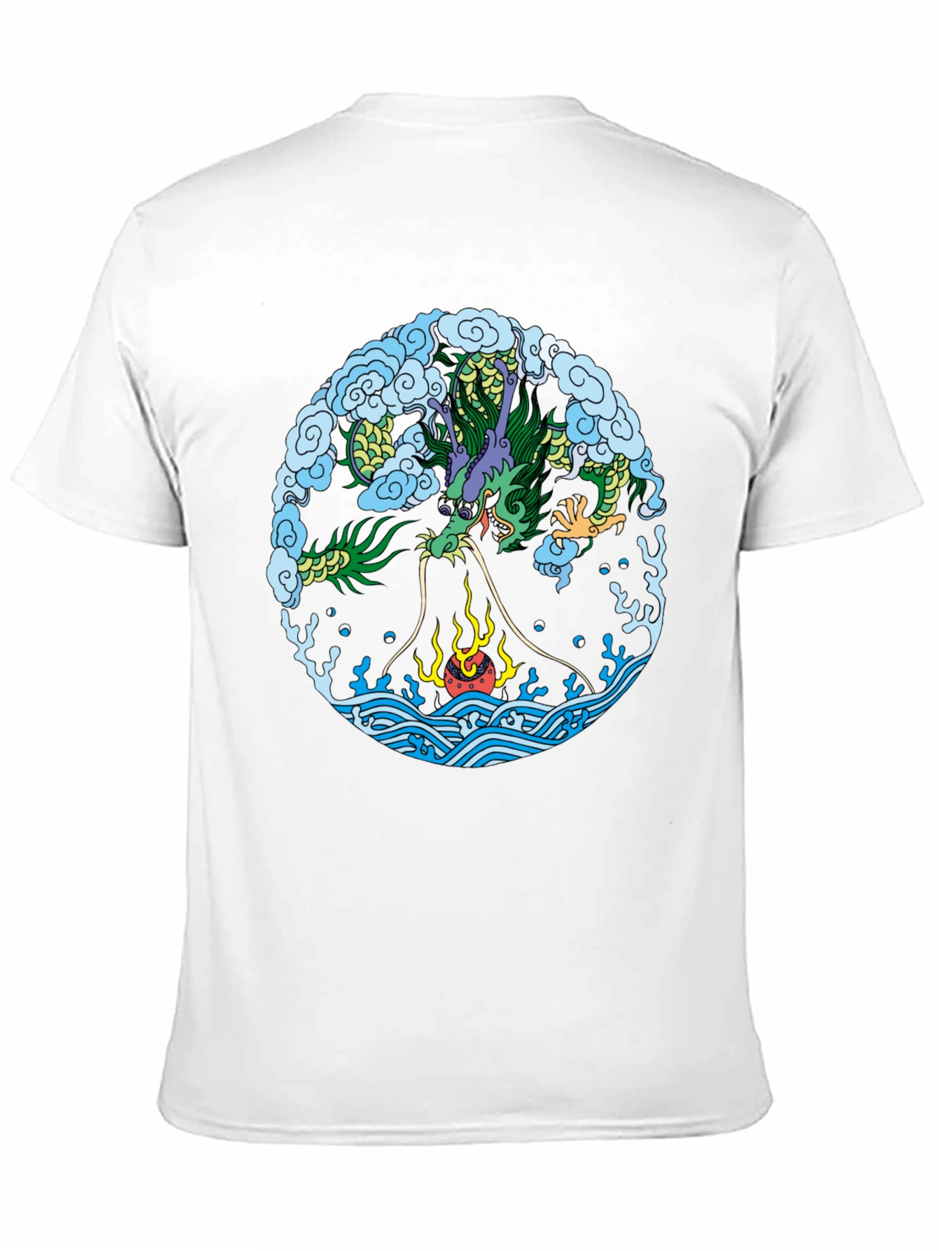 Dragon Circle Graphic T-Shirt