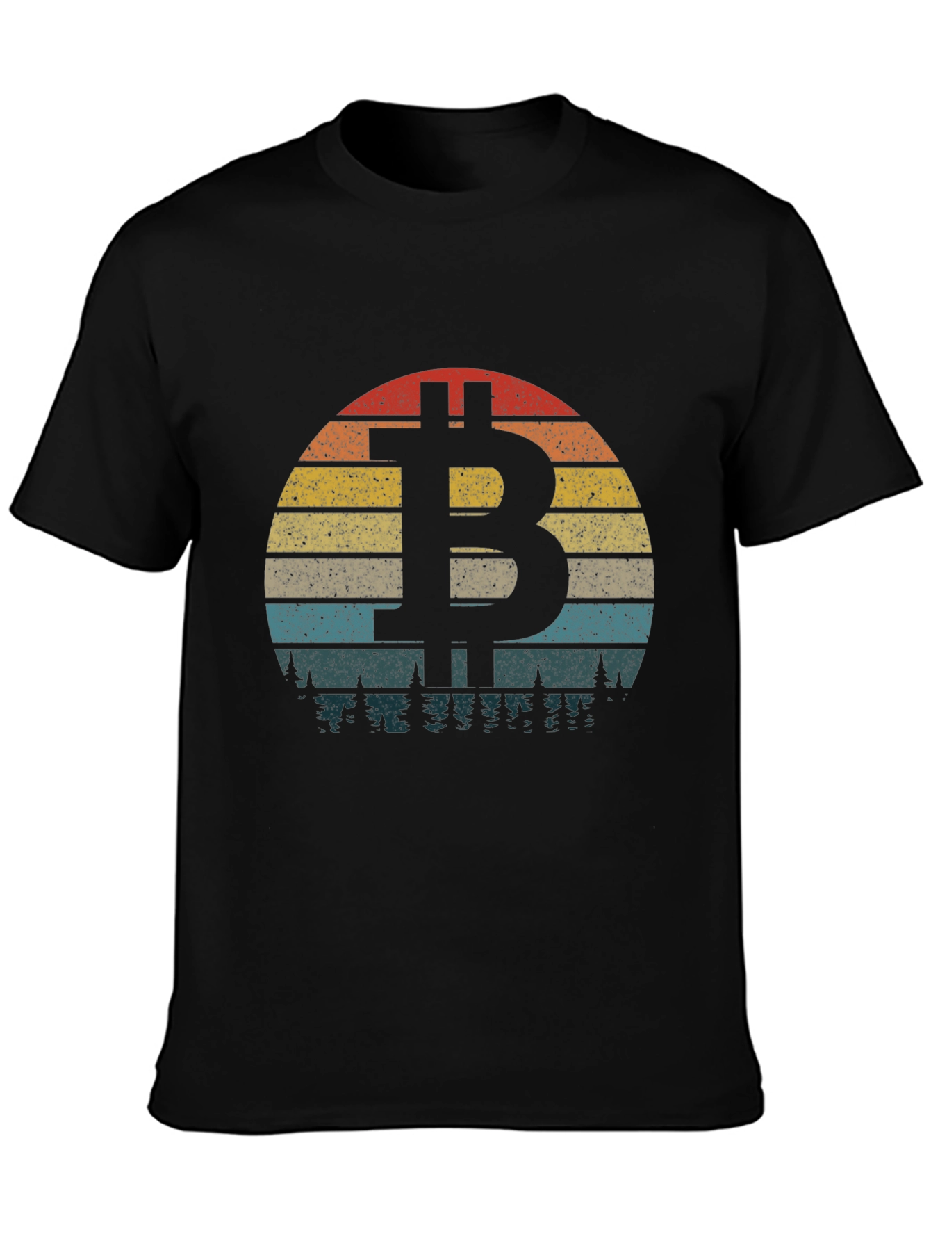 Bitcoin Sunset T-Shirt - Crypto Lover Tee