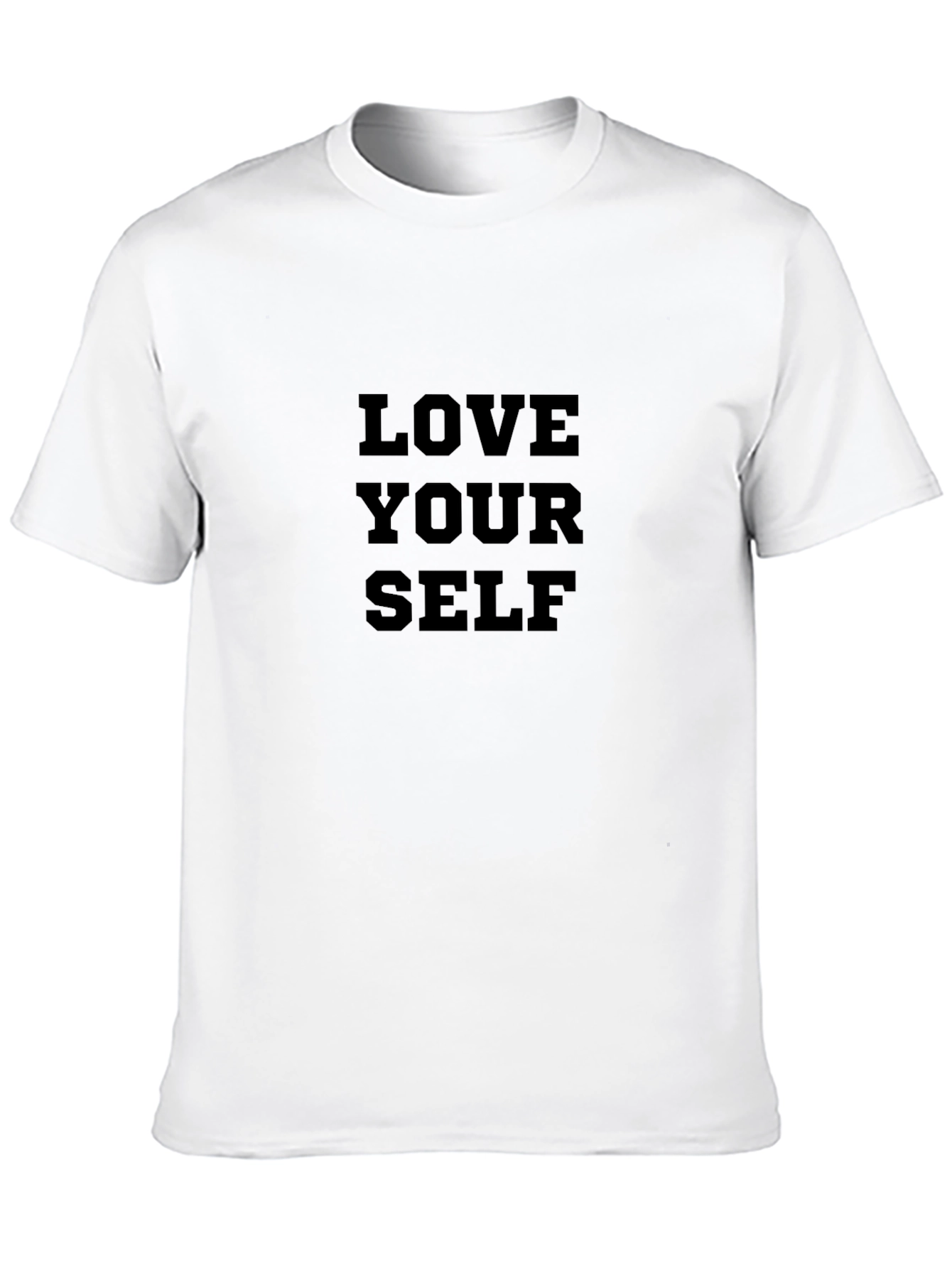 Love Yourself Black Graphic T-Shirt