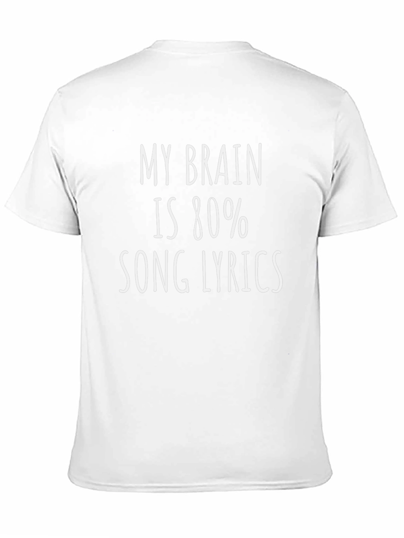 Song Lyrics T-Shirt - Funny Music Lover Tee