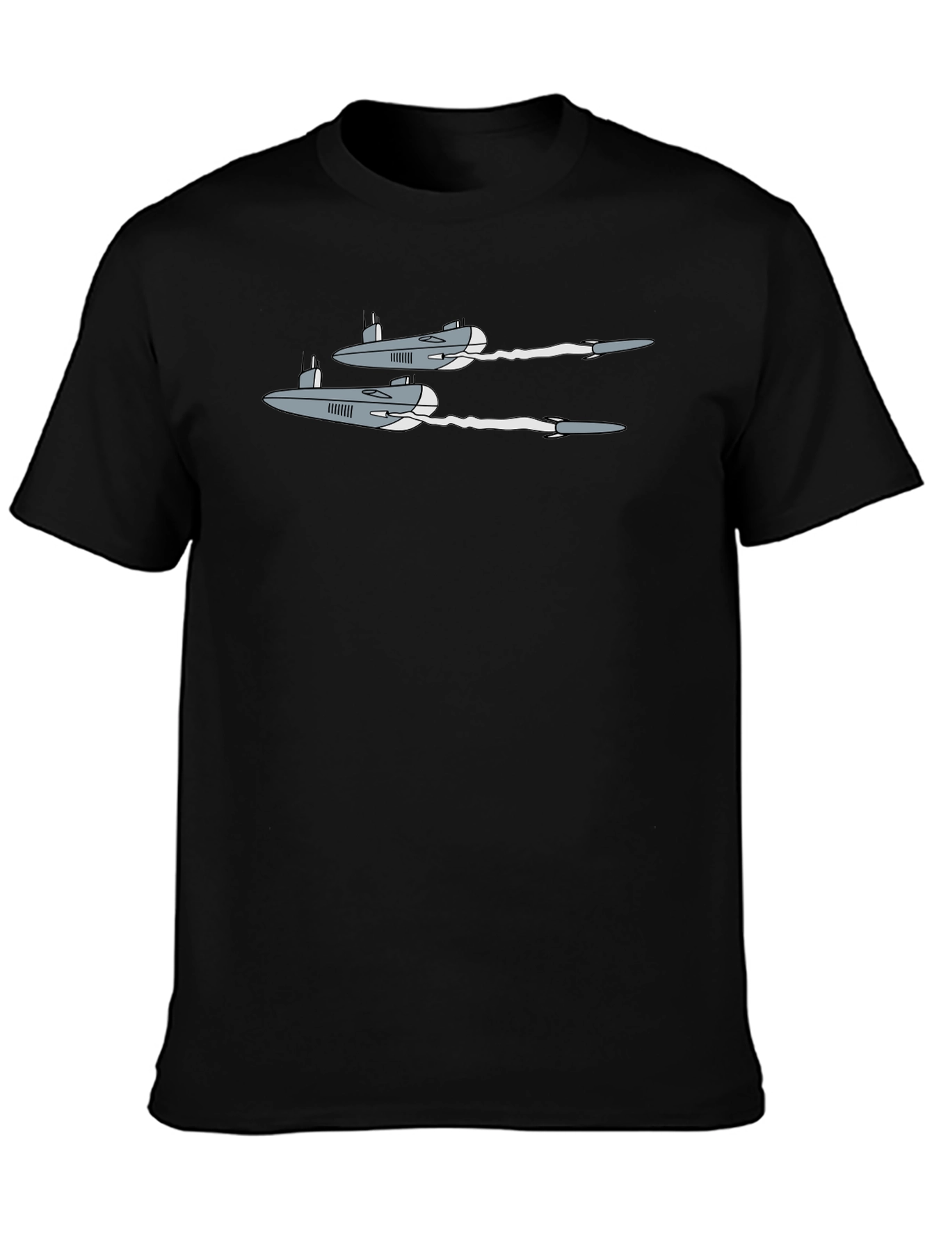 Submarine Missile Launch Graphic Tee