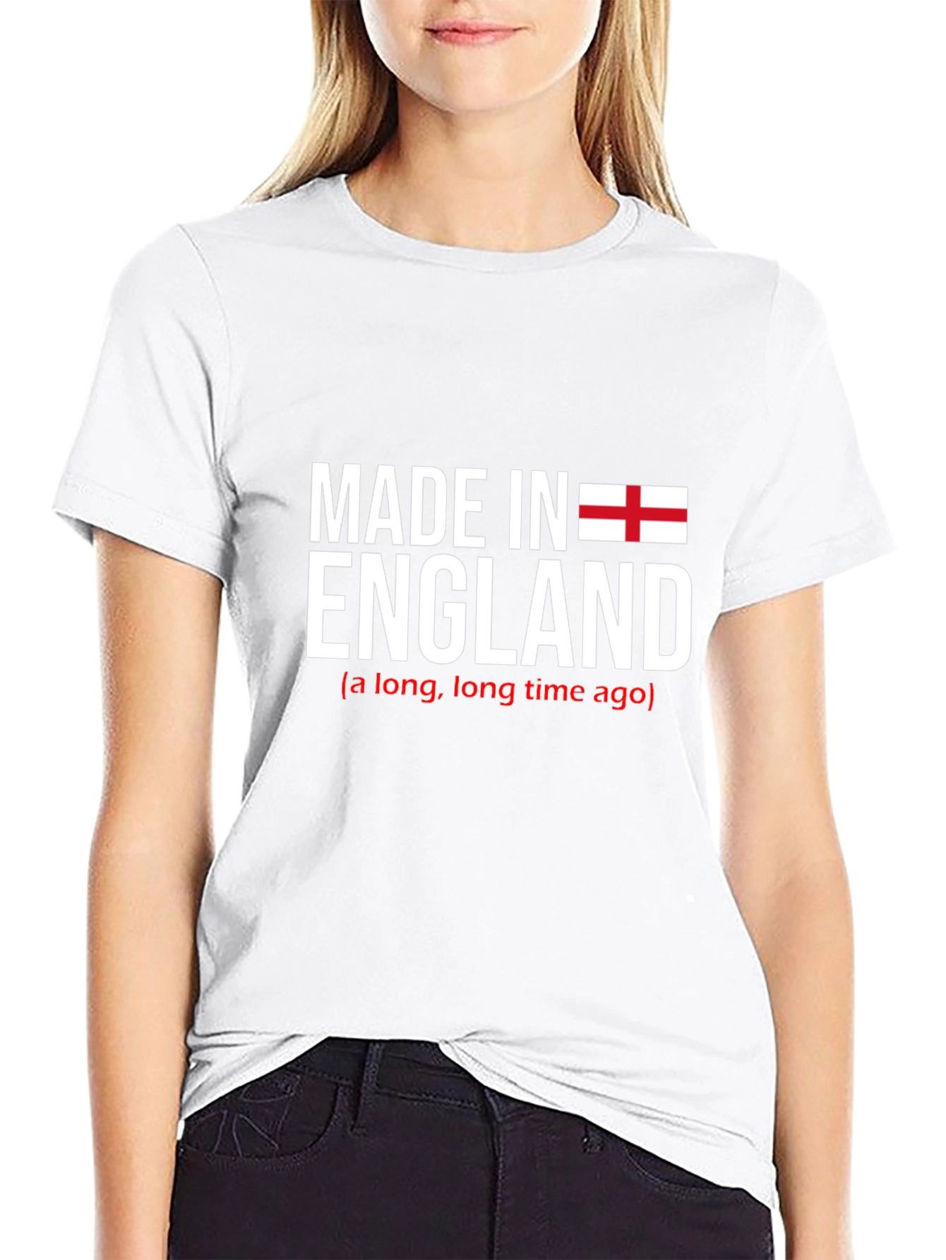 Made in England Graphic T-Shirt - Black Cotton Tee