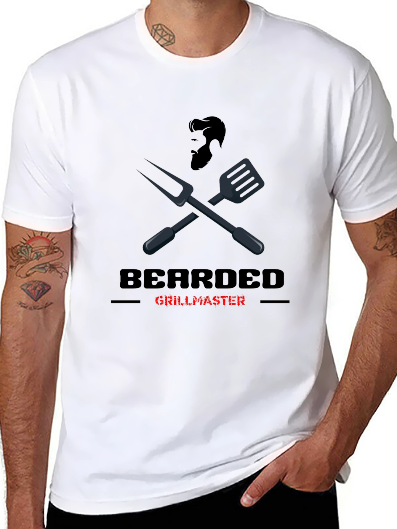 Bearded Grillmaster T-Shirt - BBQ King