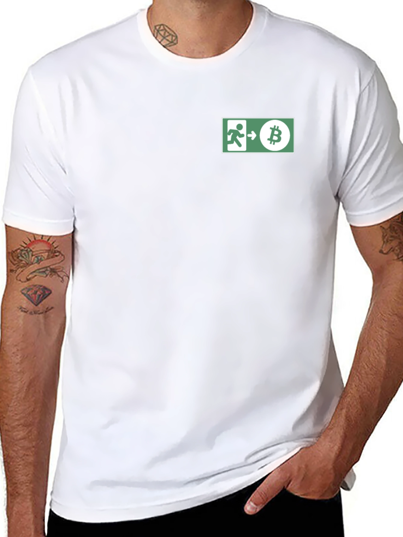 Bitcoin Exit T-Shirt - Crypto Investor Tee