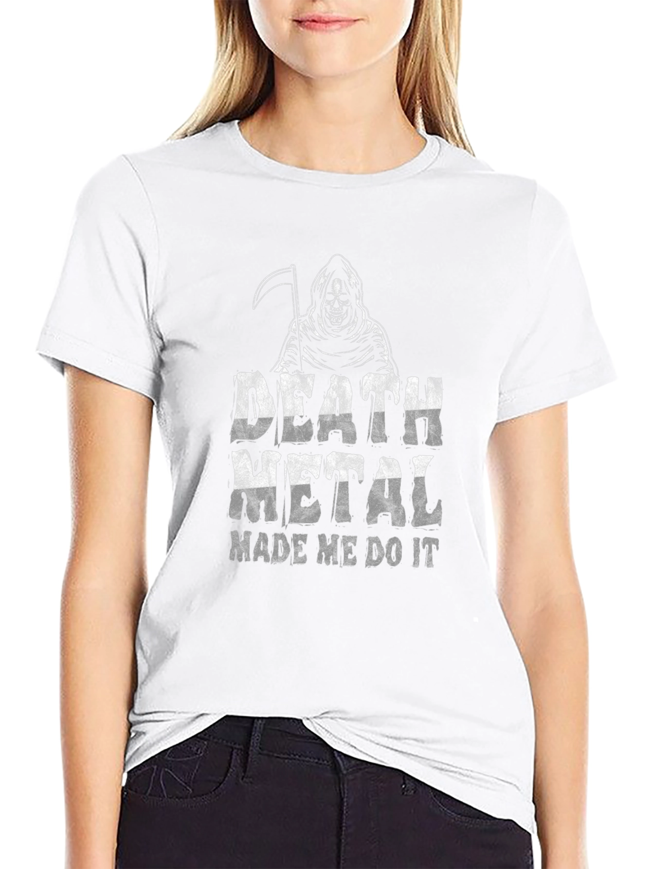 Death Metal Made Me Do It Graphic T-Shirt