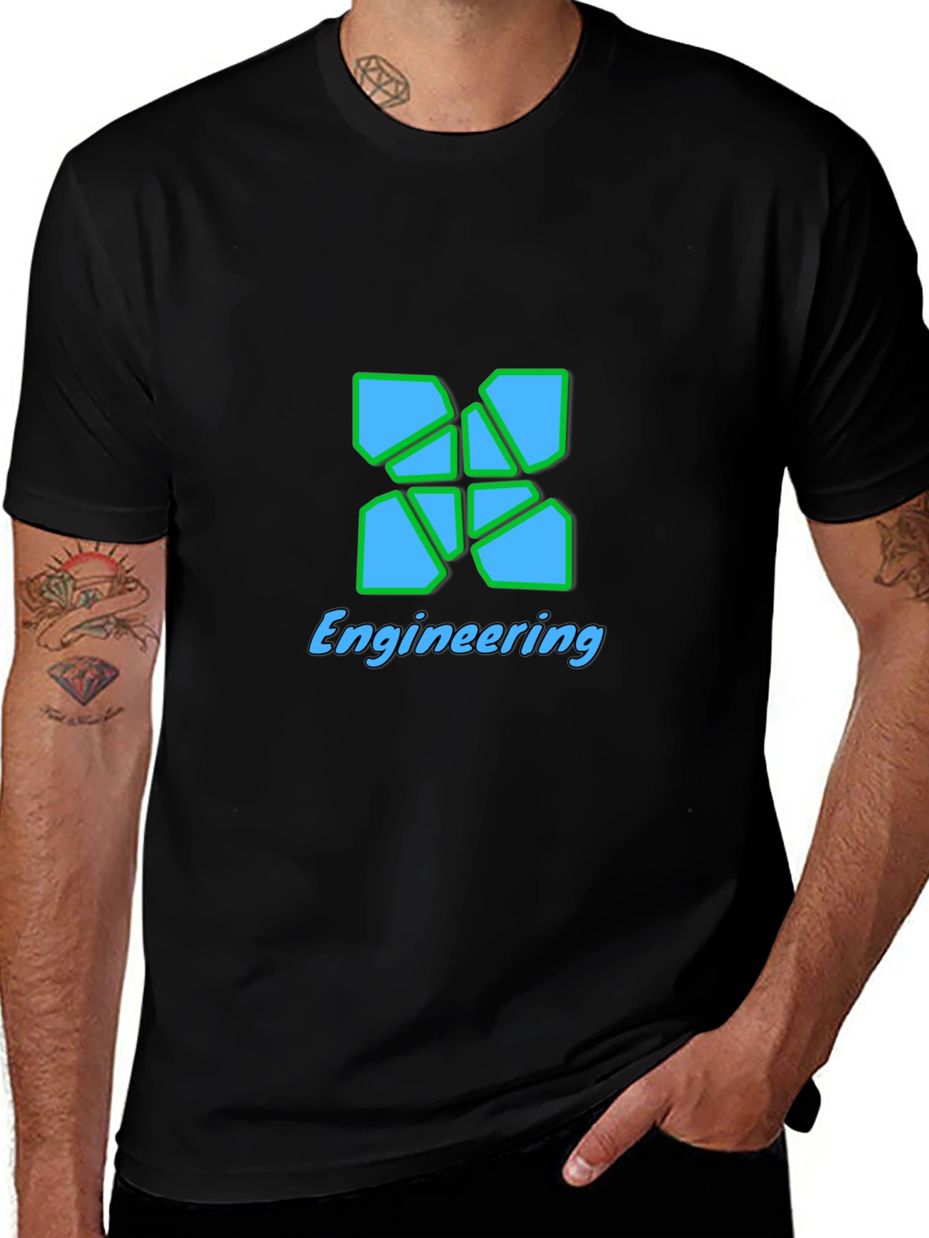 Engineering Graphic T-Shirt - Stylish & Comfortable