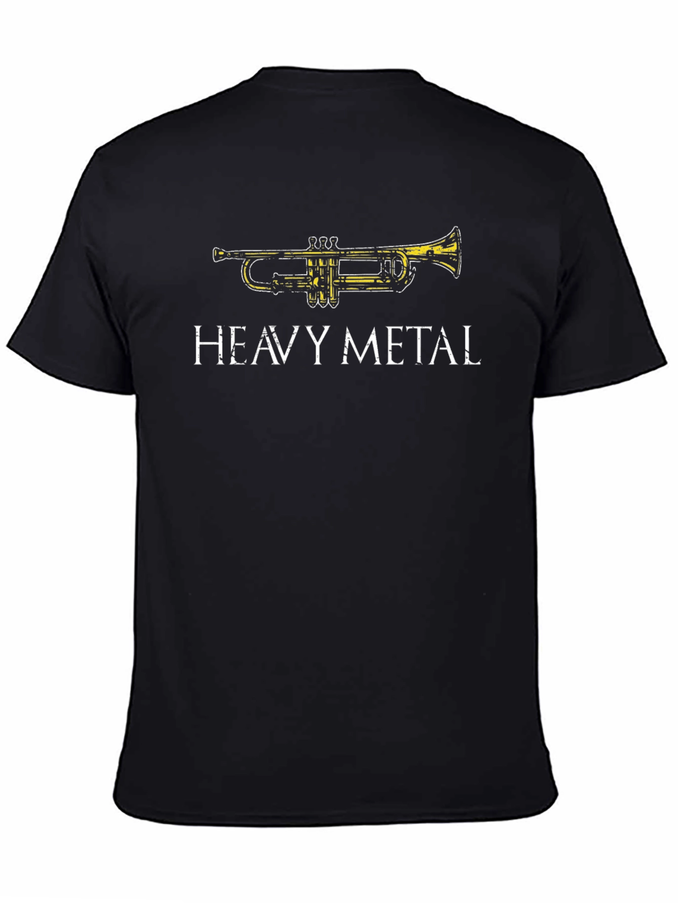 Heavy Metal Trumpet Graphic Tee - Black
