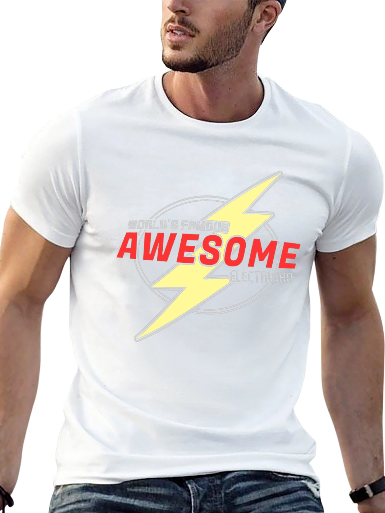 Awesome Electrician World Famous T-Shirt