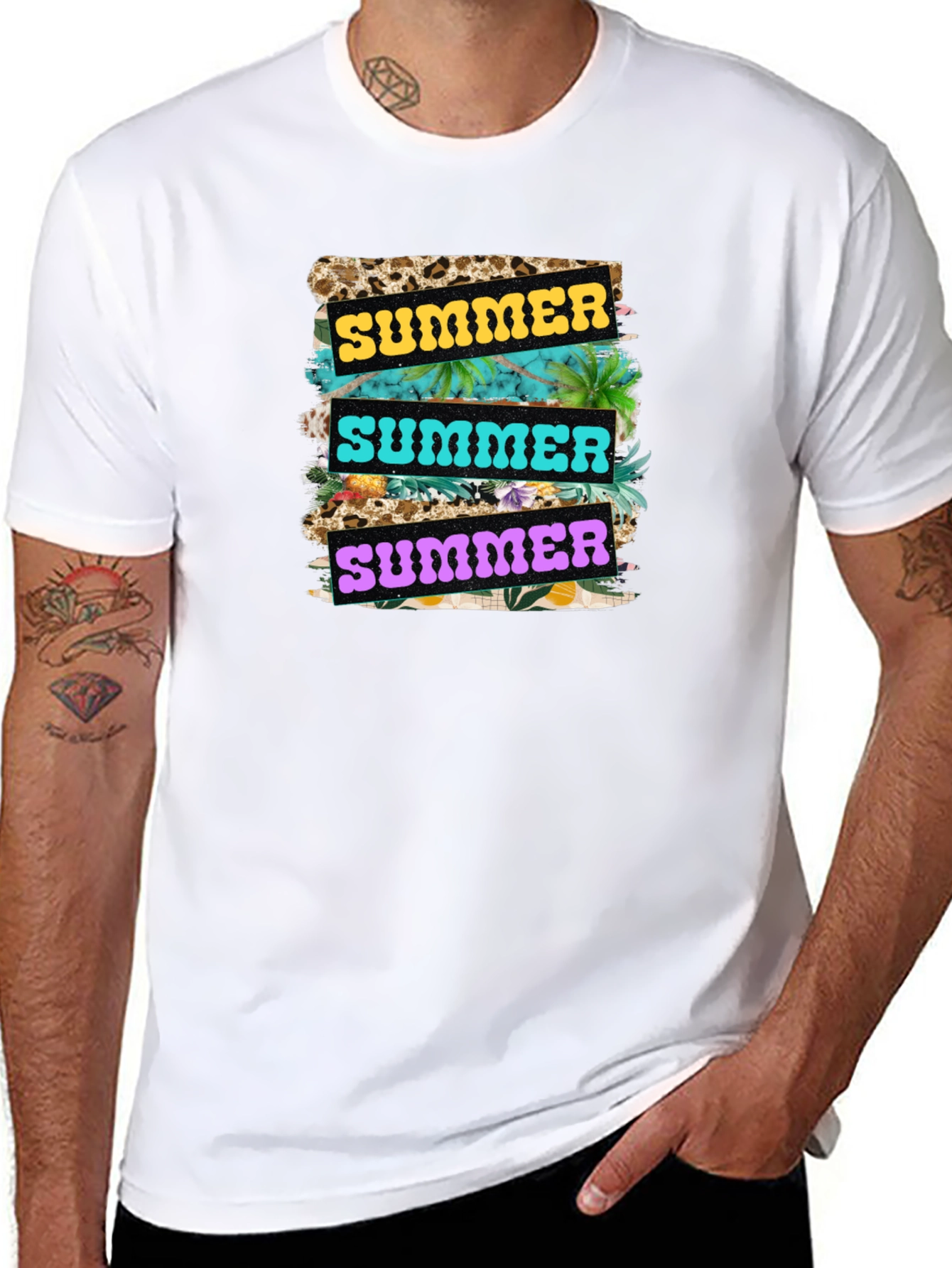 Summer Graphic Print T-Shirt