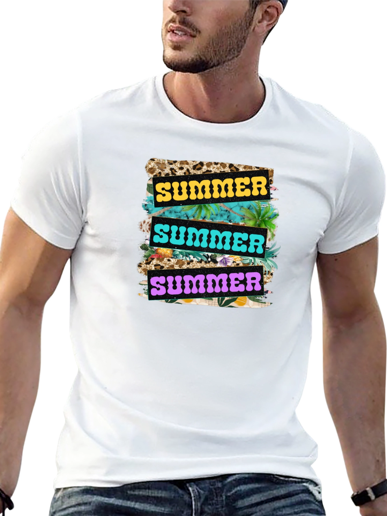 Summer Graphic Print T-Shirt