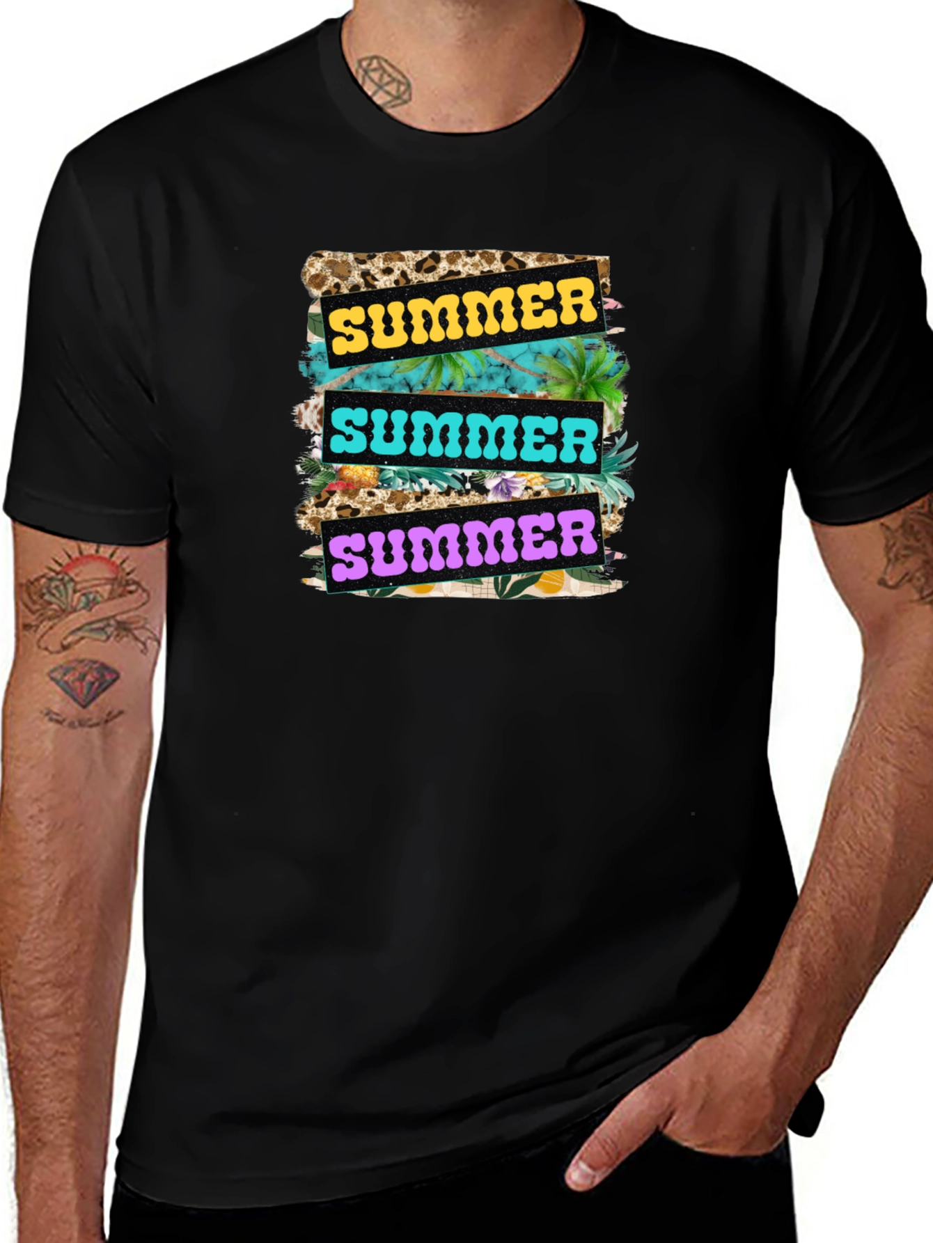 Summer Graphic Print T-Shirt
