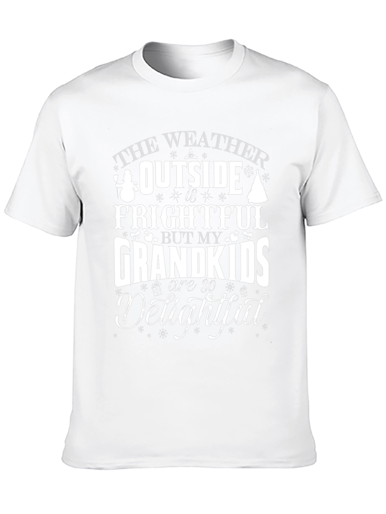 Frightful Weather Grandkids Delightful Graphic Tee