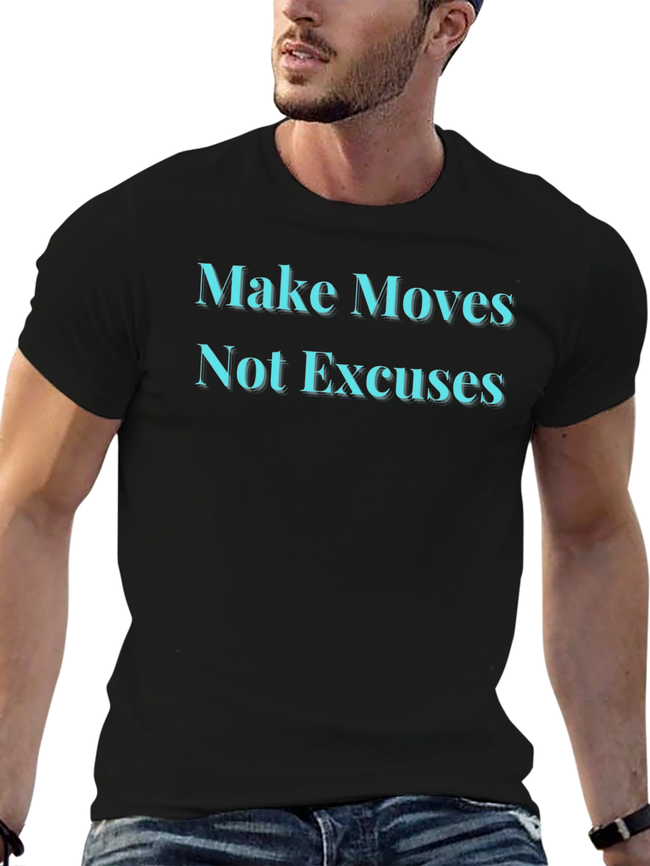 Make Moves Not Excuses Graphic Tee