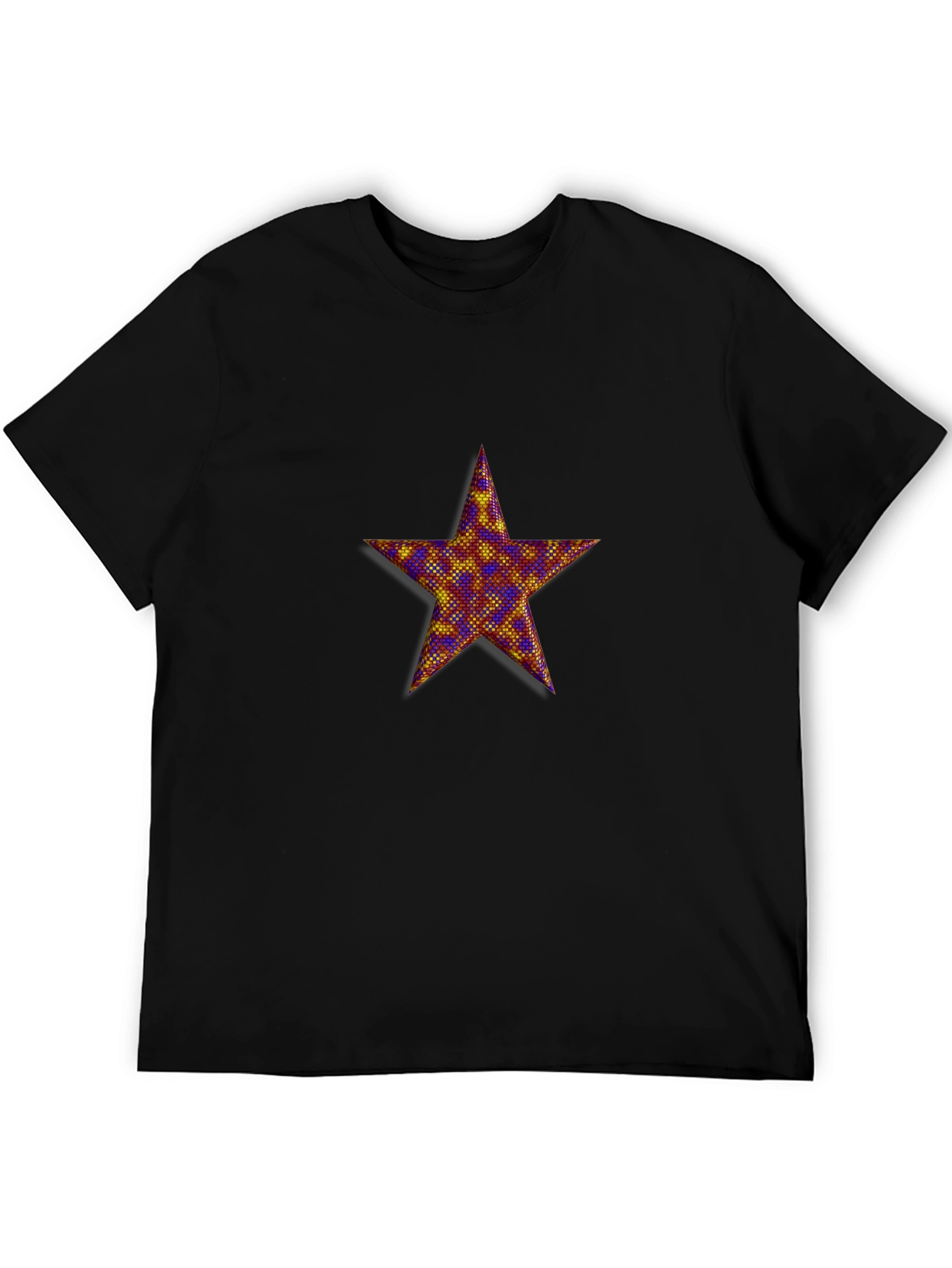 Star Graphic Black T-Shirt Casual Wear