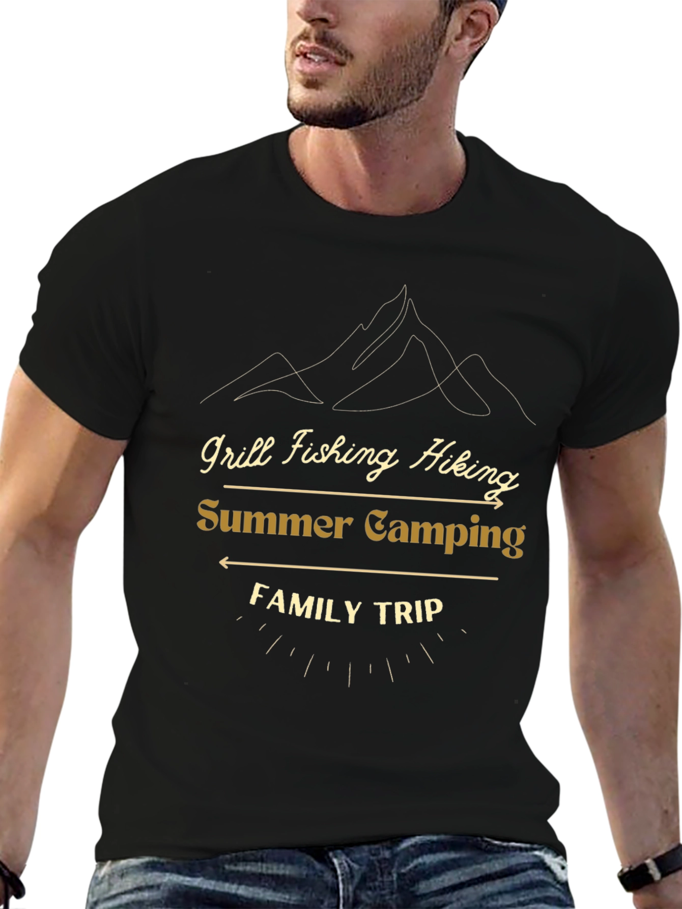 Summer Camping Family Trip T-Shirt