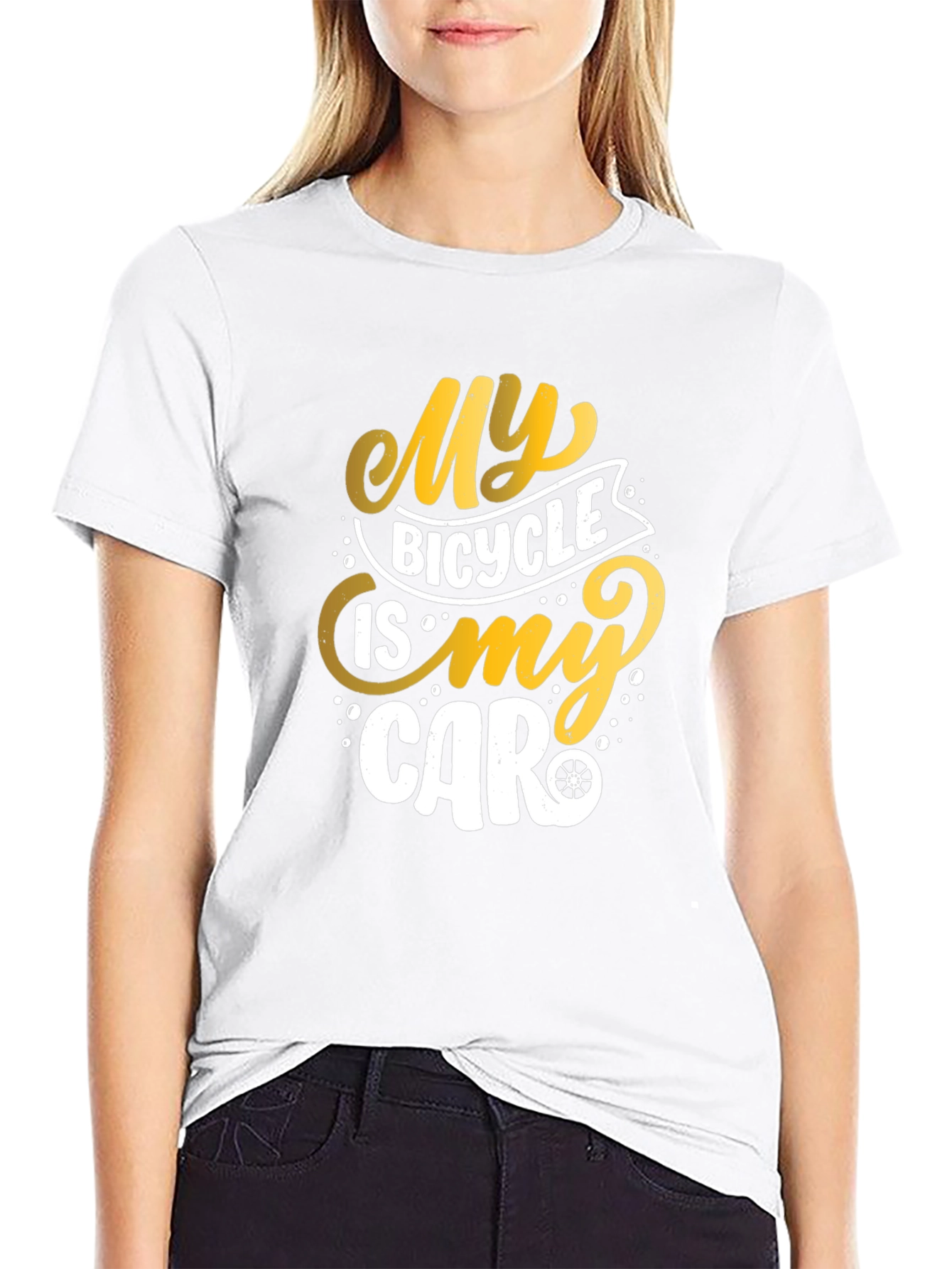 My Bicycle Is My Car Graphic T-Shirt