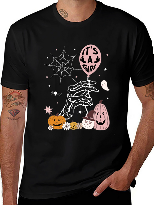 Its a Girl Halloween Baby Shower T-Shirt