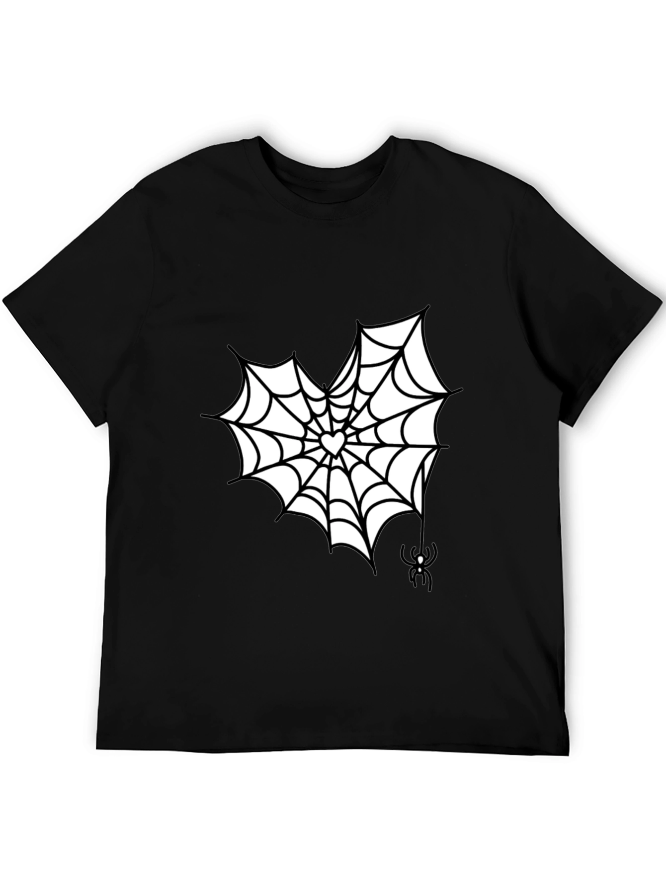 Spider Web Heart Tee - Spooky Season Shirt