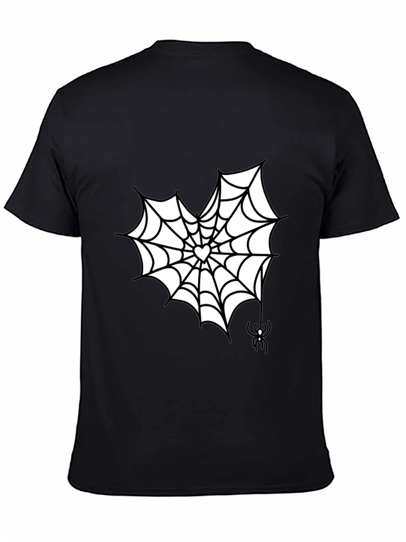 Spider Web Heart Tee - Spooky Season Shirt