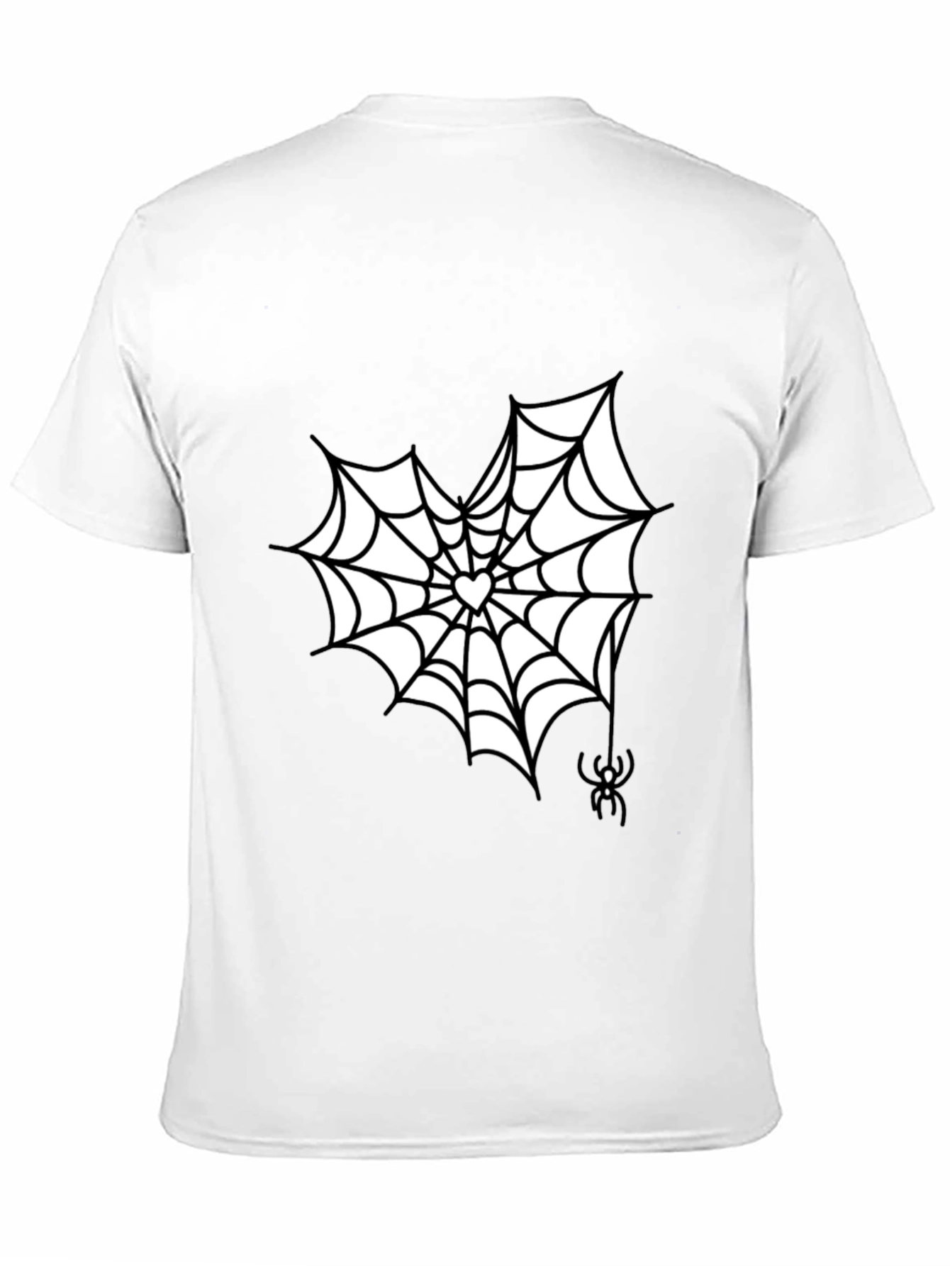 Spider Web Heart Tee - Spooky Season Shirt