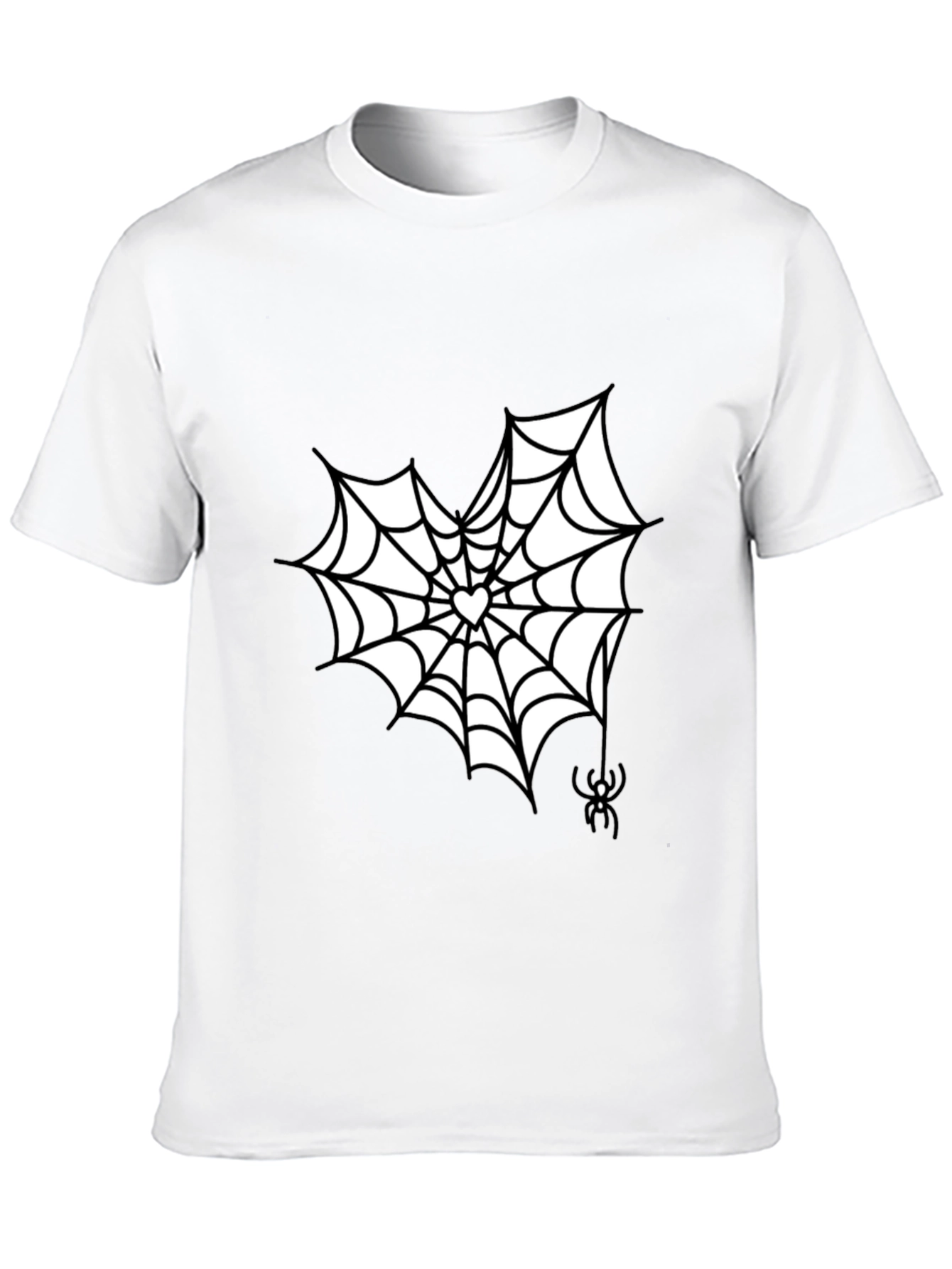 Spider Web Heart Tee - Spooky Season Shirt