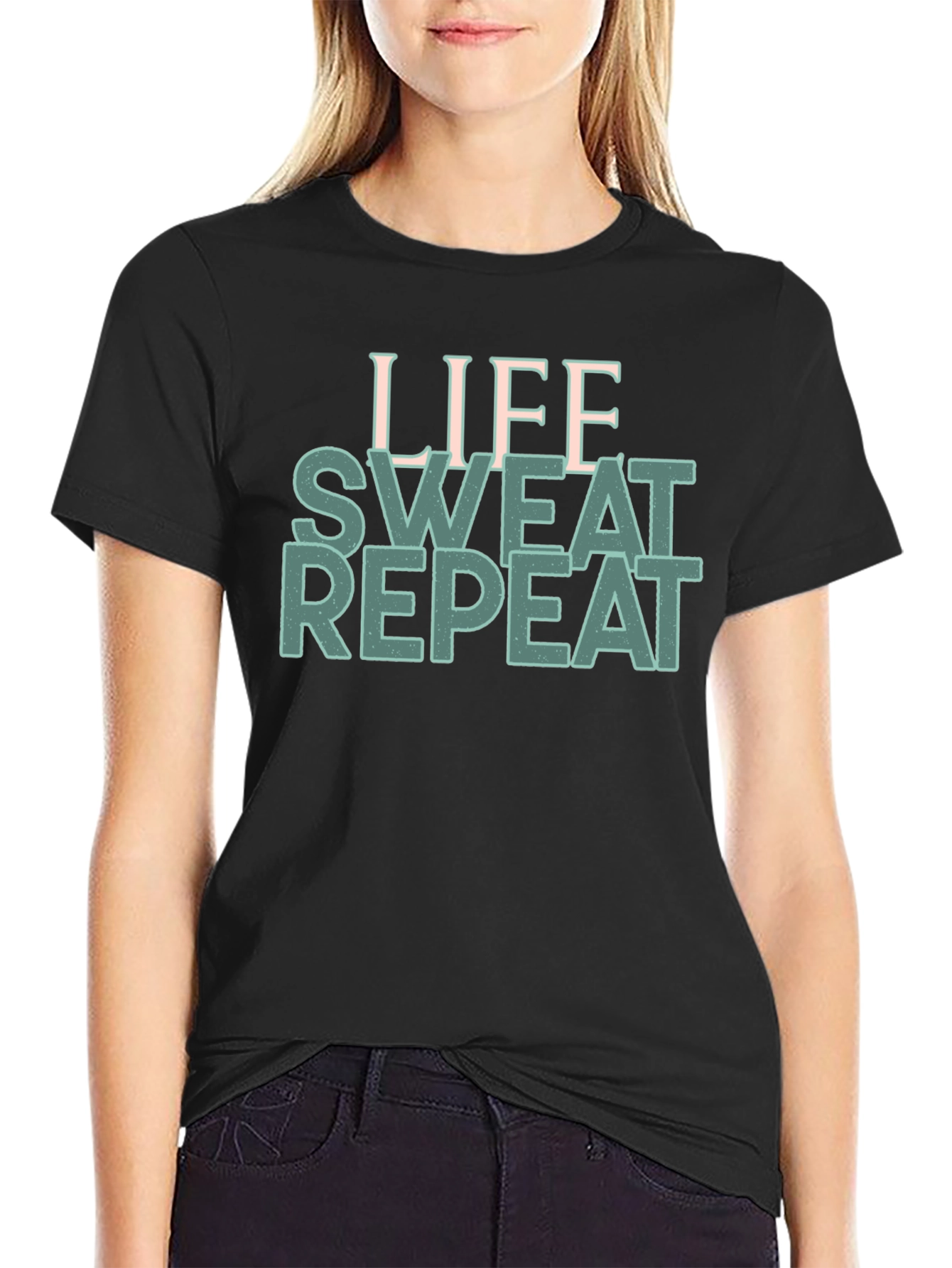 Life Sweat Repeat Graphic T-Shirt