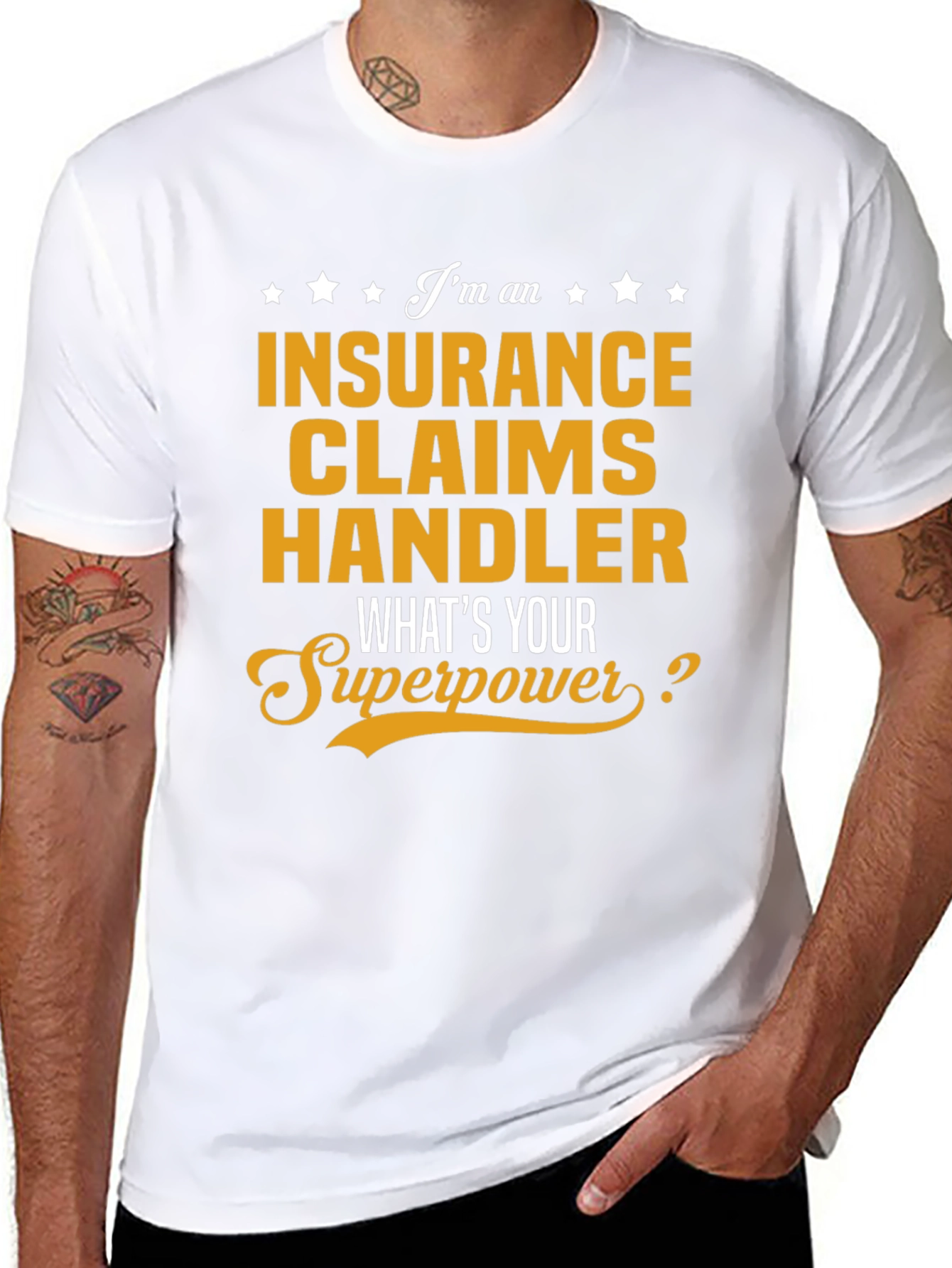 Insurance Claims Handler Superpower T-Shirt