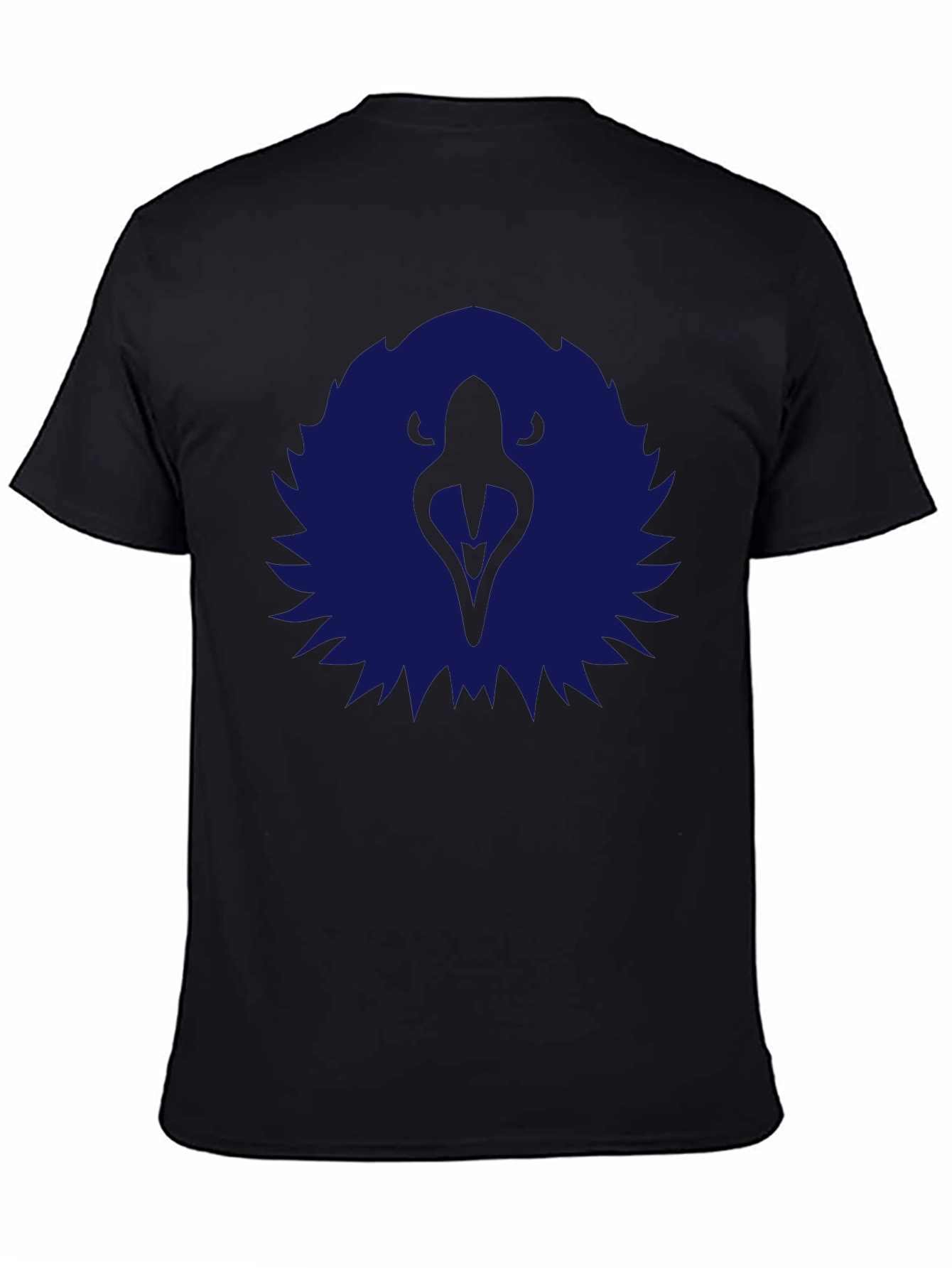 Abstract Eagle Graphic Tee - Black