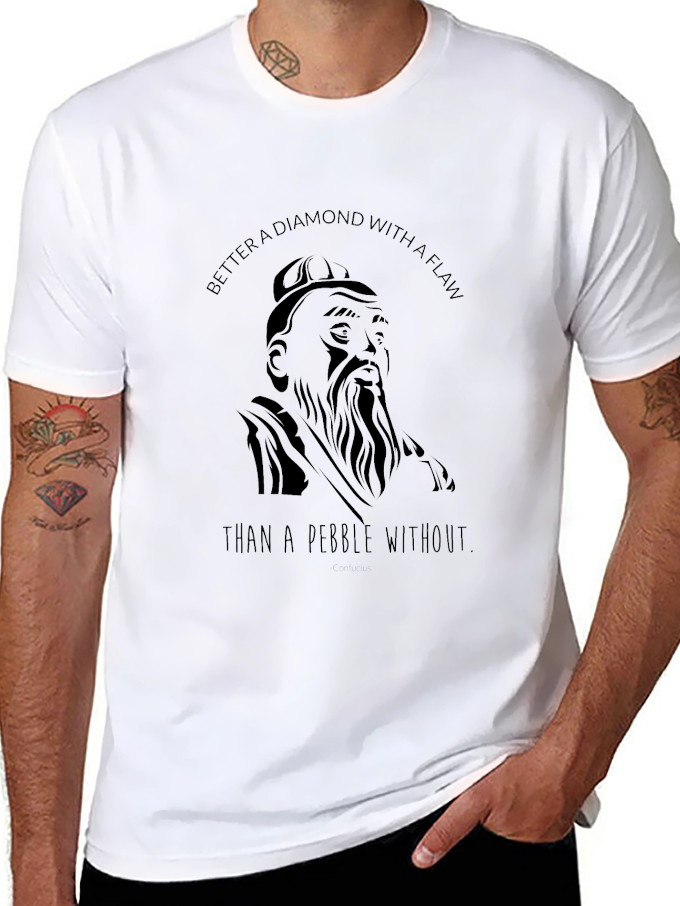 Confucius Diamond Flaw T-Shirt