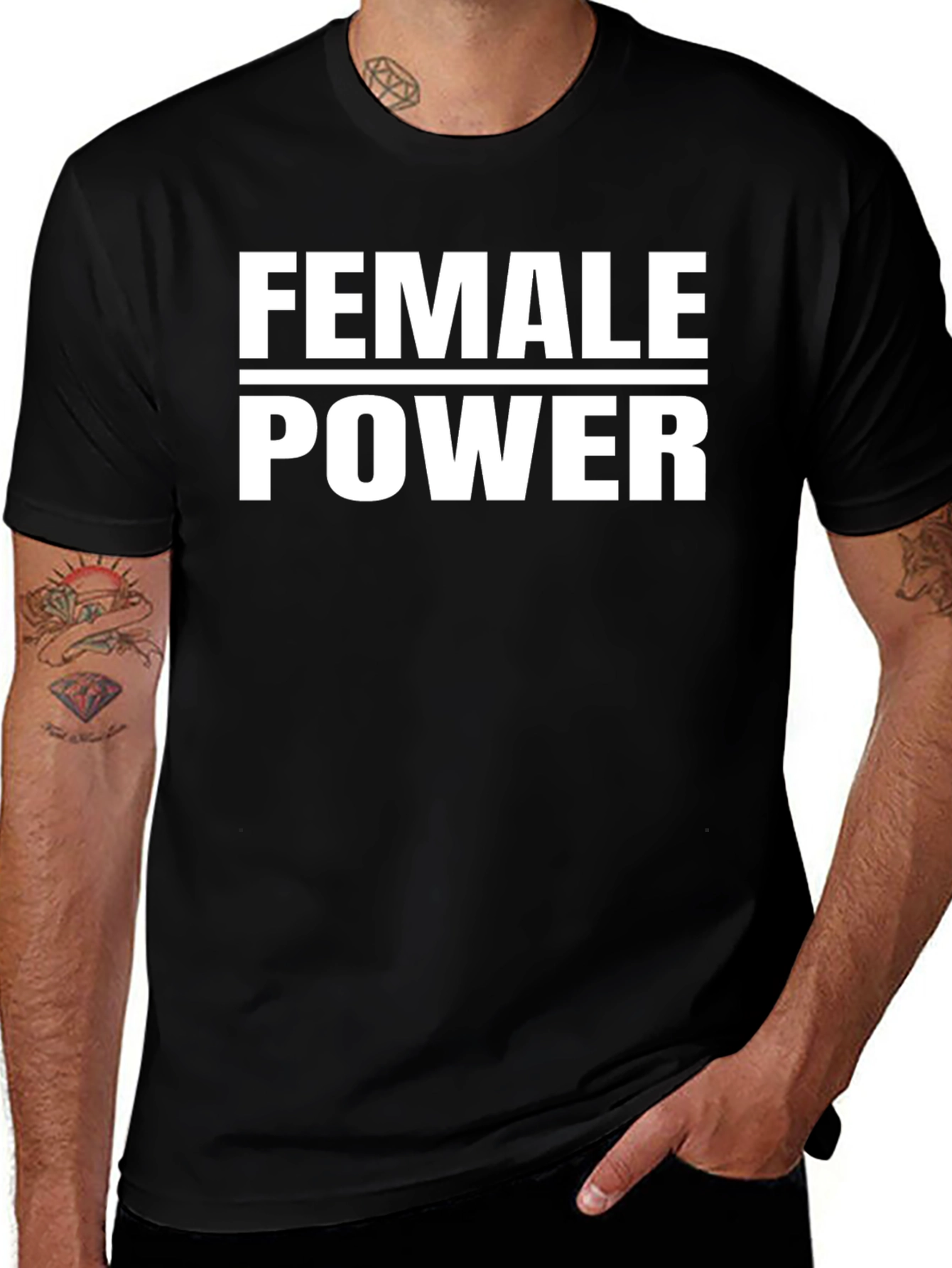 Female Power Graphic Tee - Empowering Womens Shirt