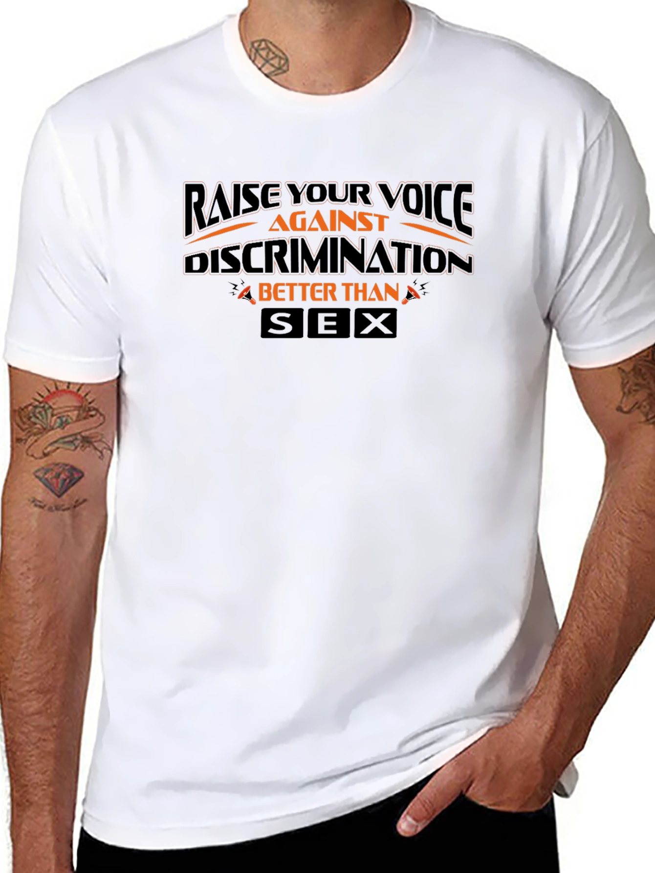 Raise Your Voice Against Discrimination T-Shirt