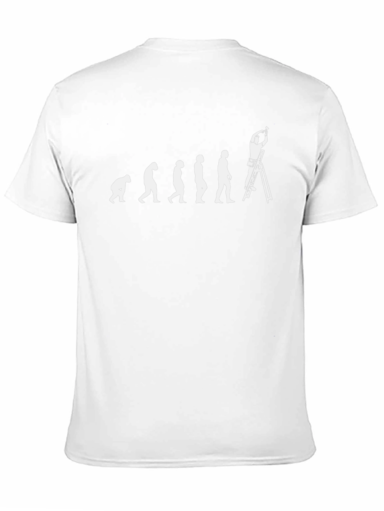 Evolution of Man Painting T-Shirt