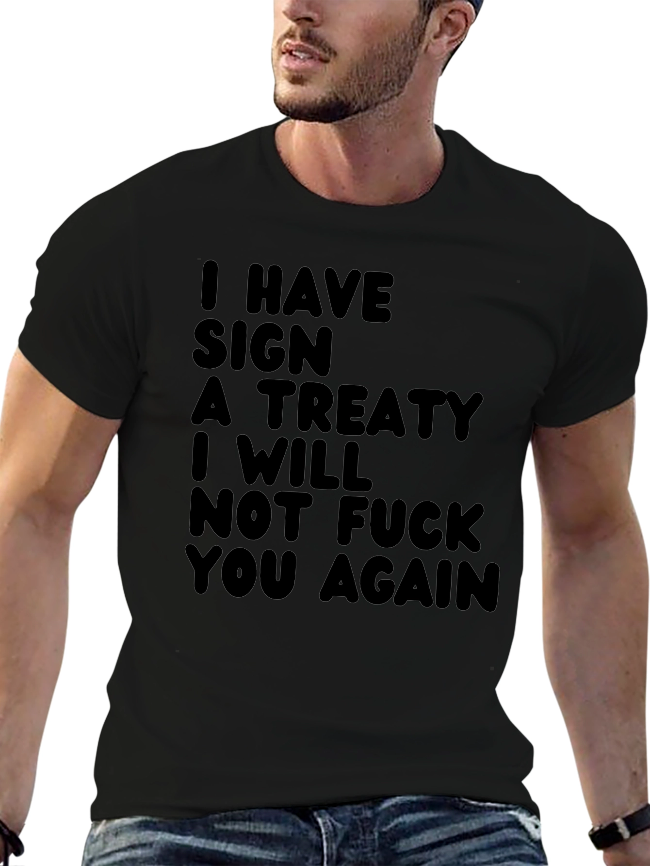 Funny Treaty Graphic T-Shirt