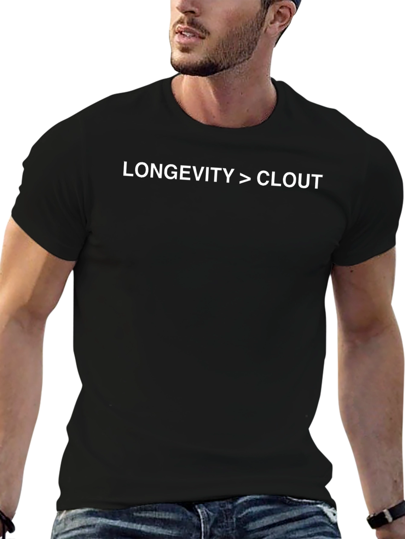 Longevity Over Clout Graphic Tee