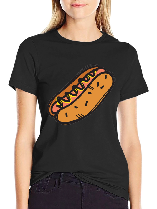 Hot Dog Graphic Tee - Novelty T-Shirt