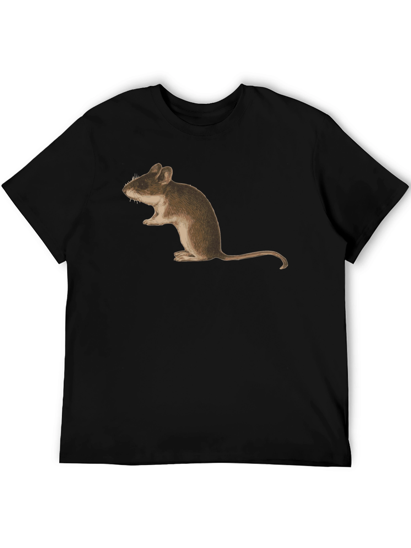 Mouse Graphic Tee - Unisex Black T-Shirt