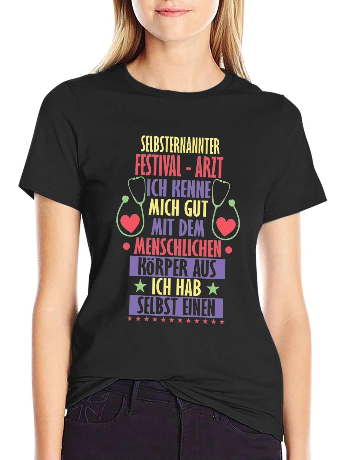 Self-Proclaimed Festival Doctor Black T-Shirt