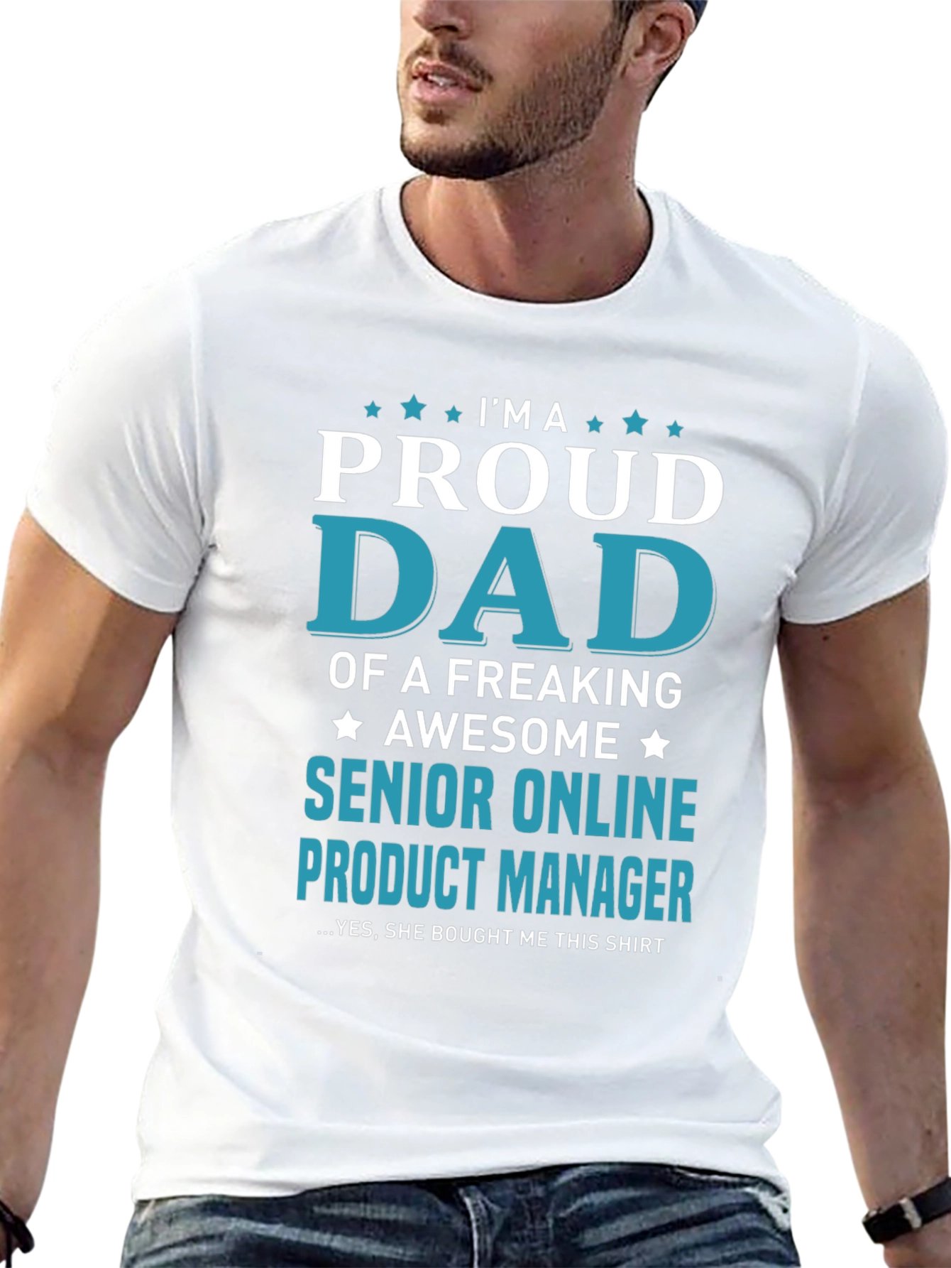 Proud Dad Senior Online Product Manager Graphic Tee