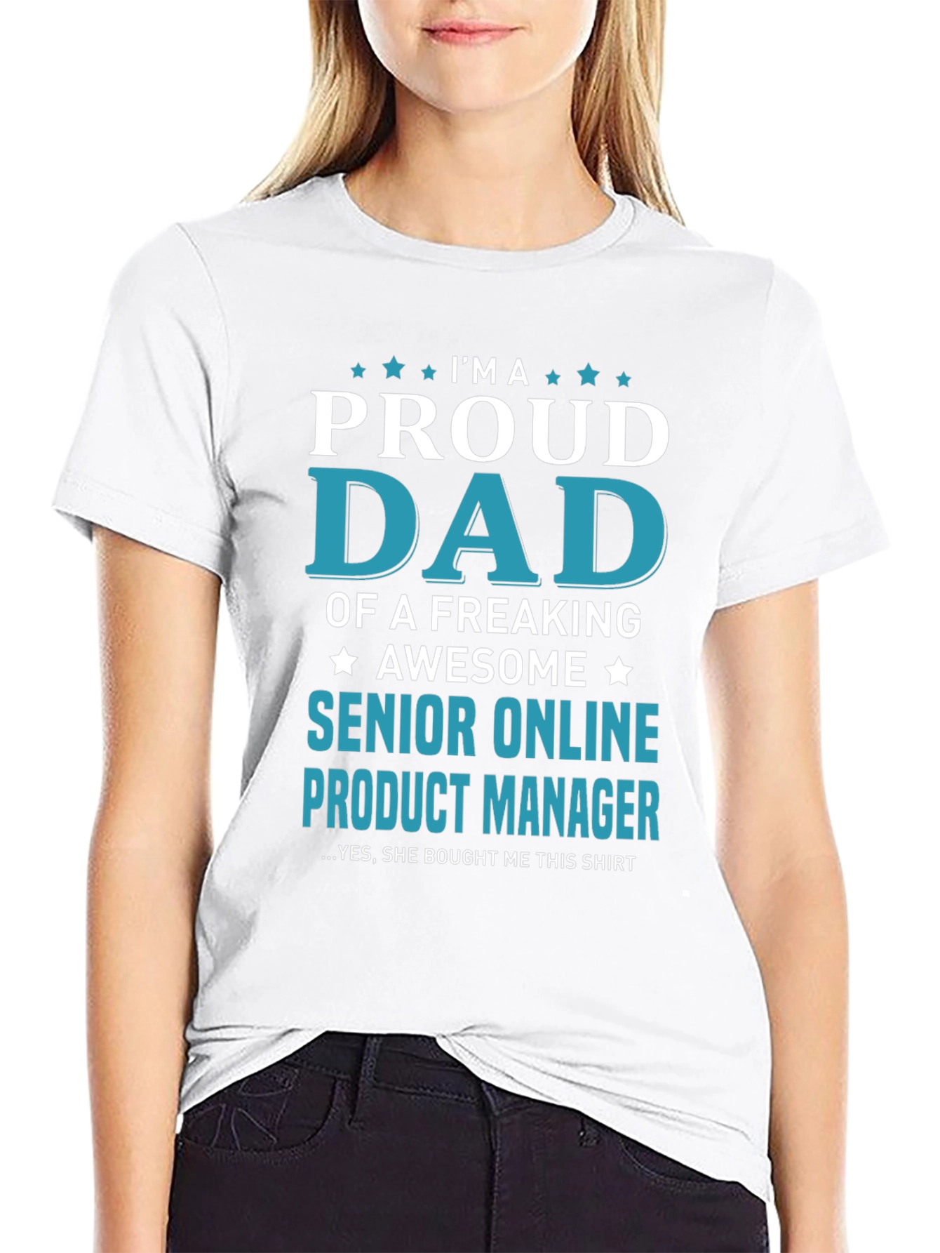 Proud Dad Senior Online Product Manager Graphic Tee