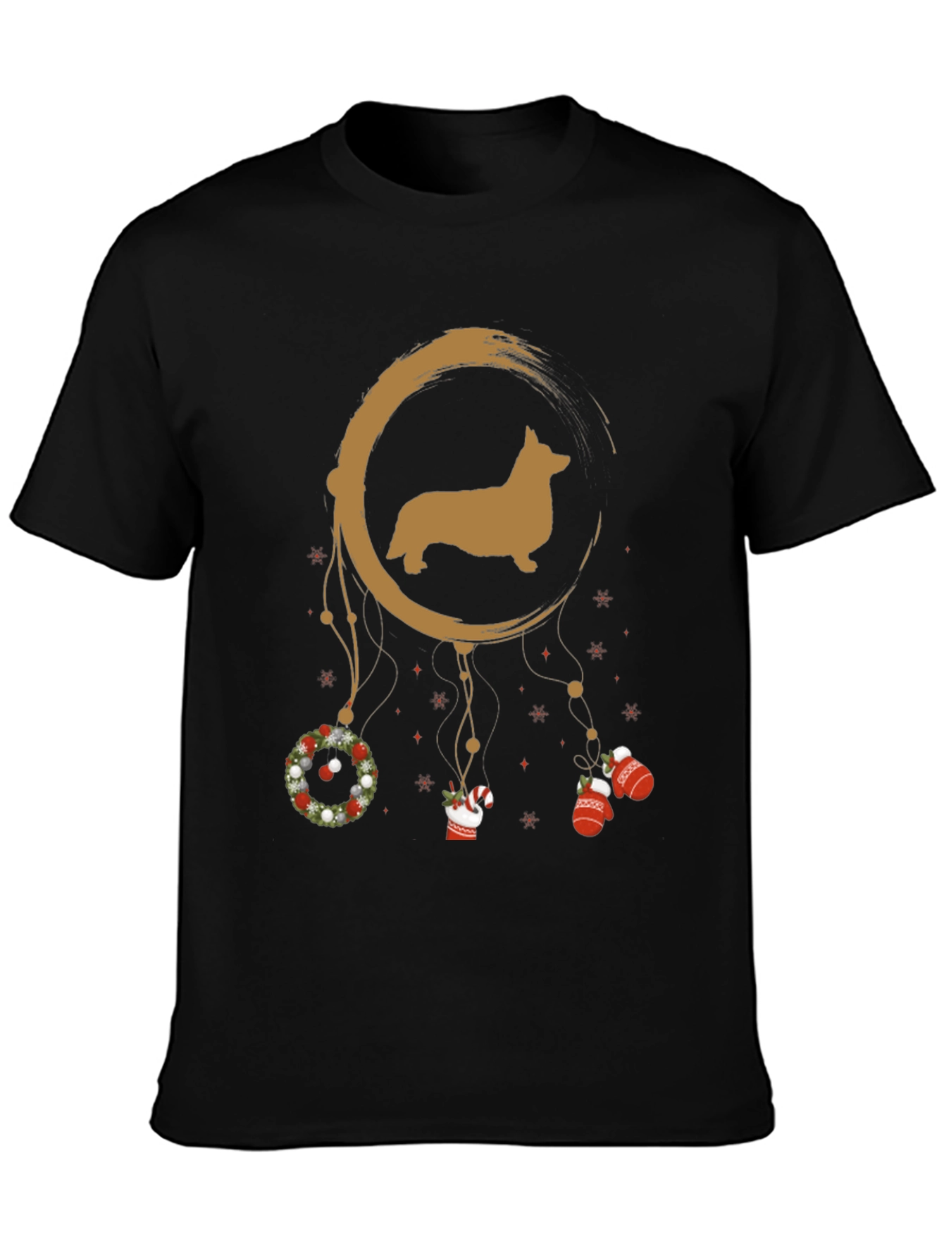 Corgi Dreamcatcher Christmas T-Shirt