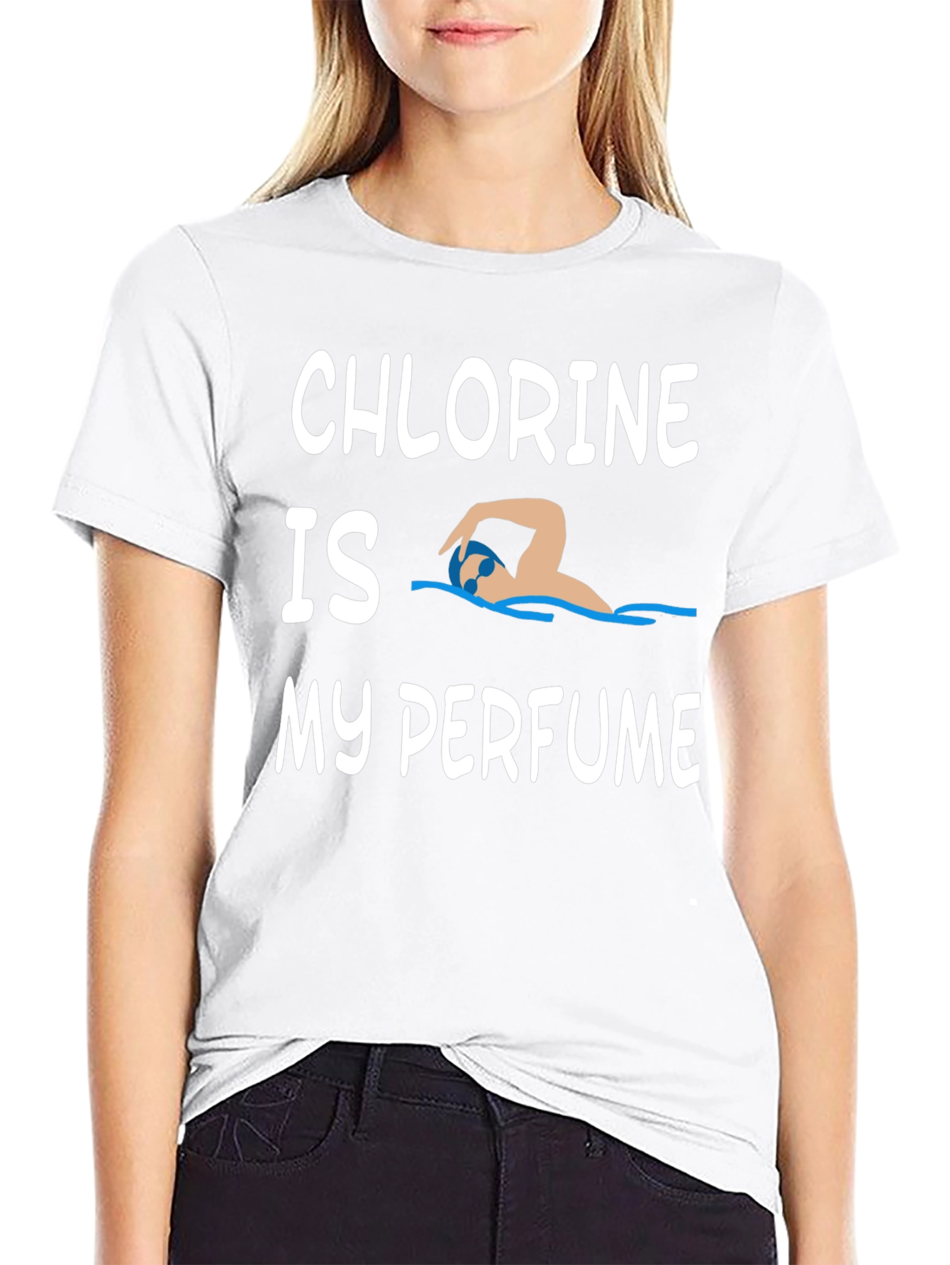 Chlorine is My Perfume T-Shirt Swimmer Tee