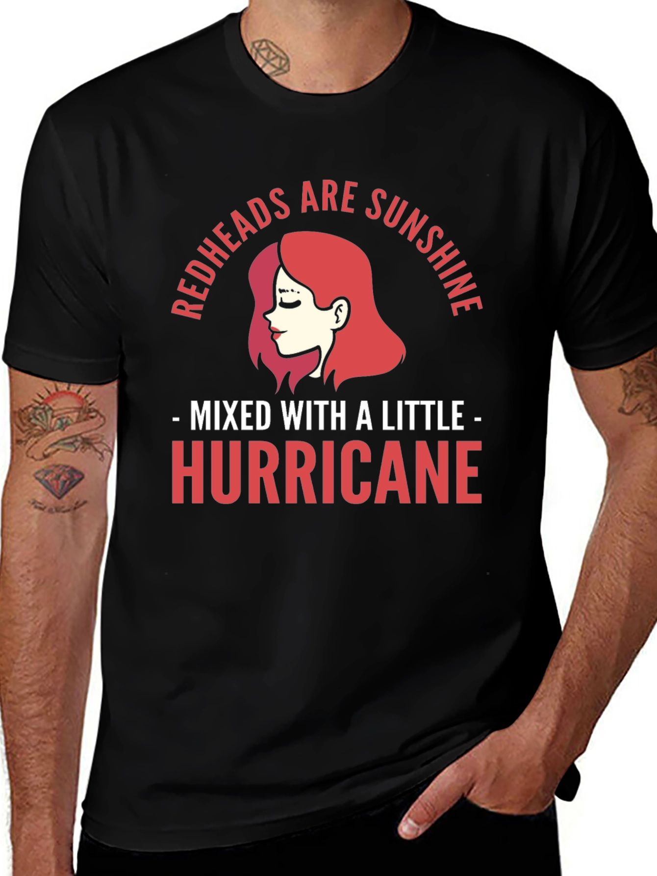 Redhead Sunshine Hurricane Graphic Tee