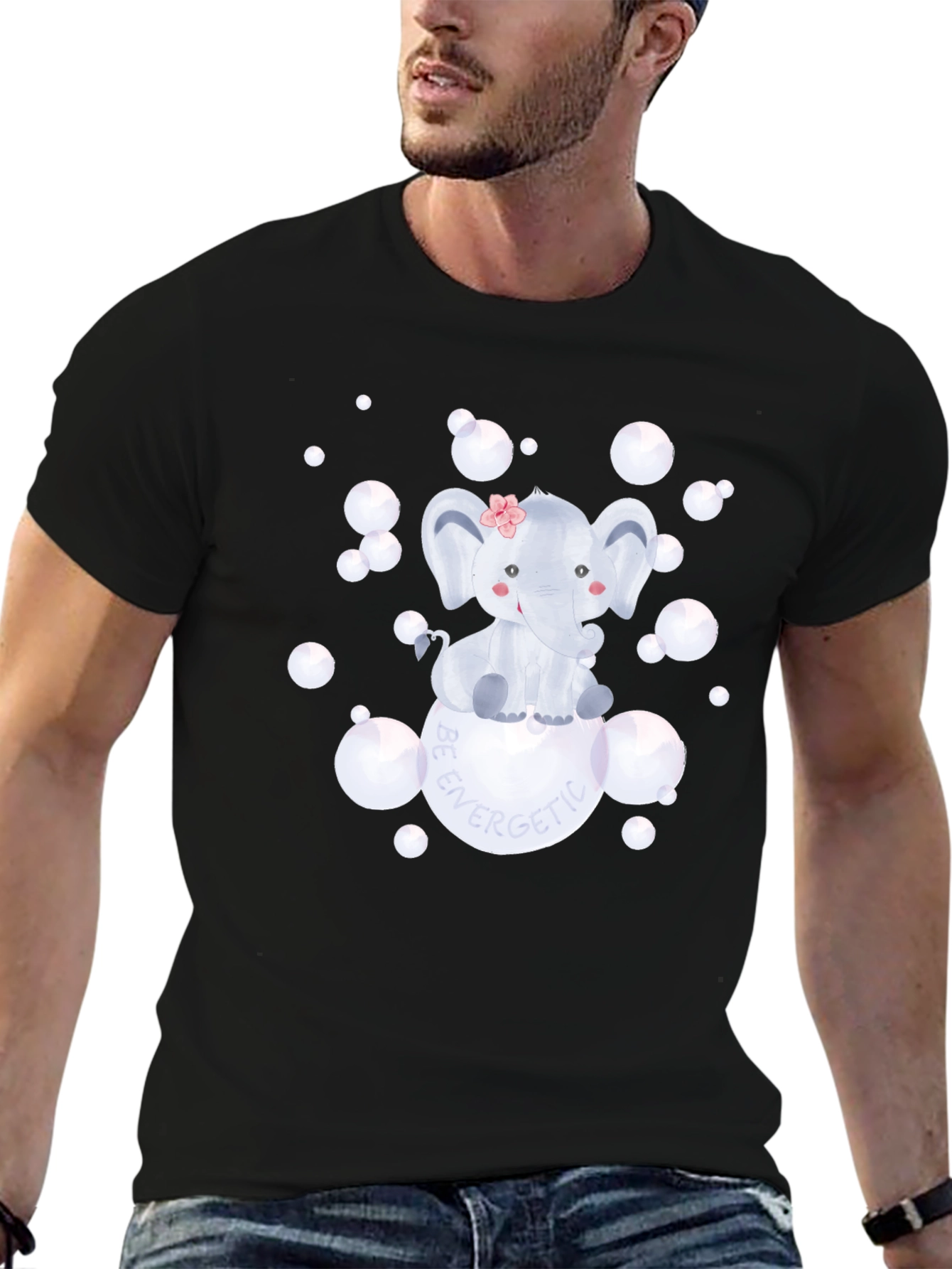 Cute Elephant Bubble T-Shirt